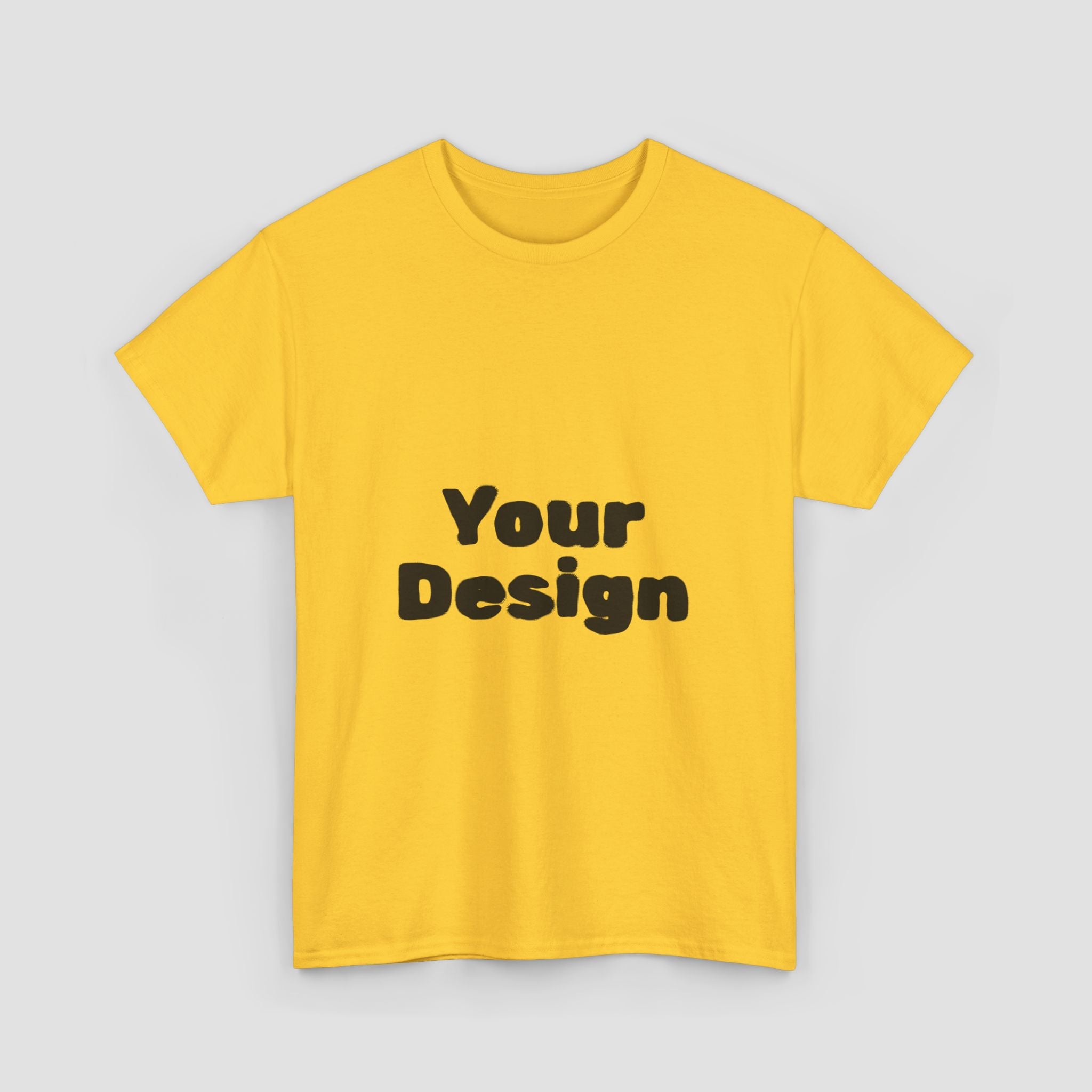 Customizable Unisex Cotton Tee - Personalize Your Style,