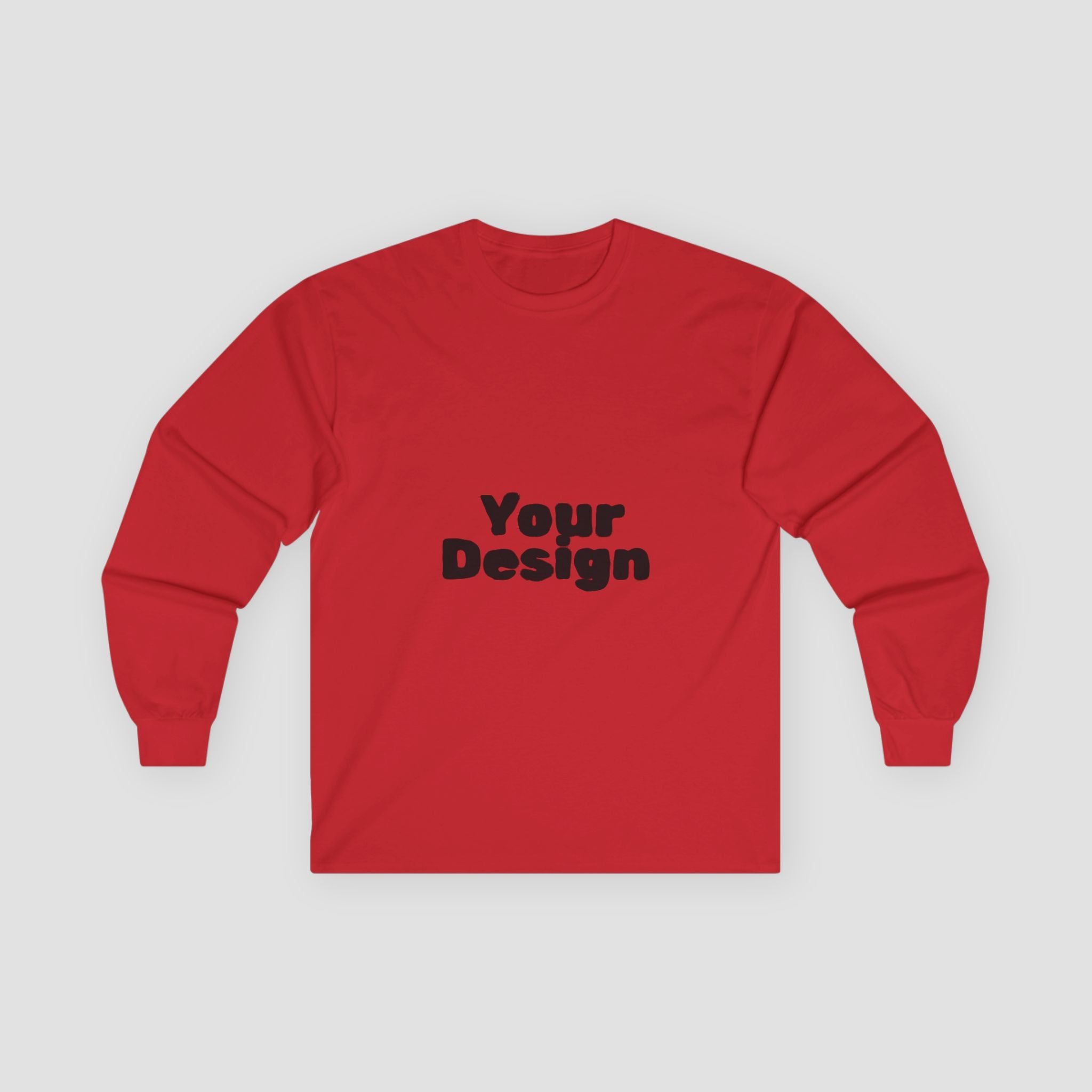 Customizable Long Sleeve Tee - Casual Comfort.