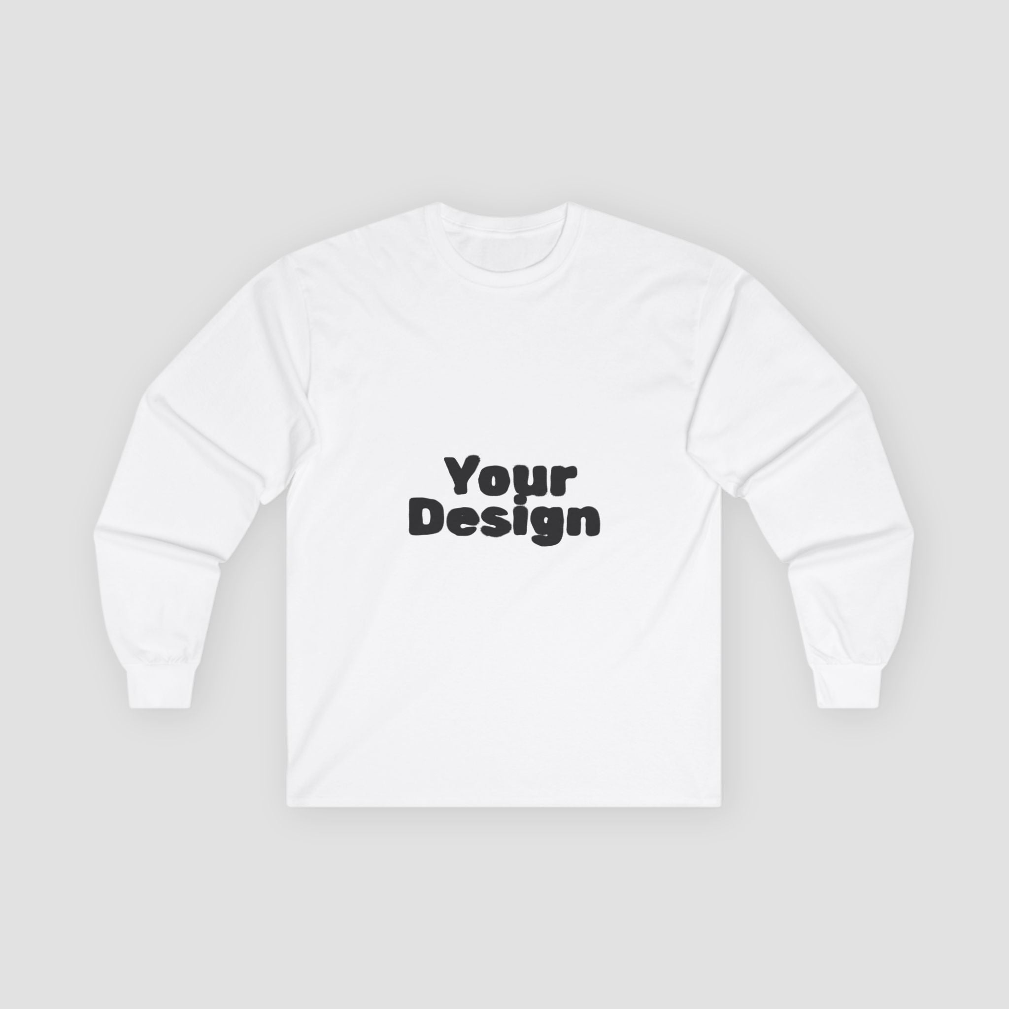 Customizable Long Sleeve Tee - Casual Comfort.