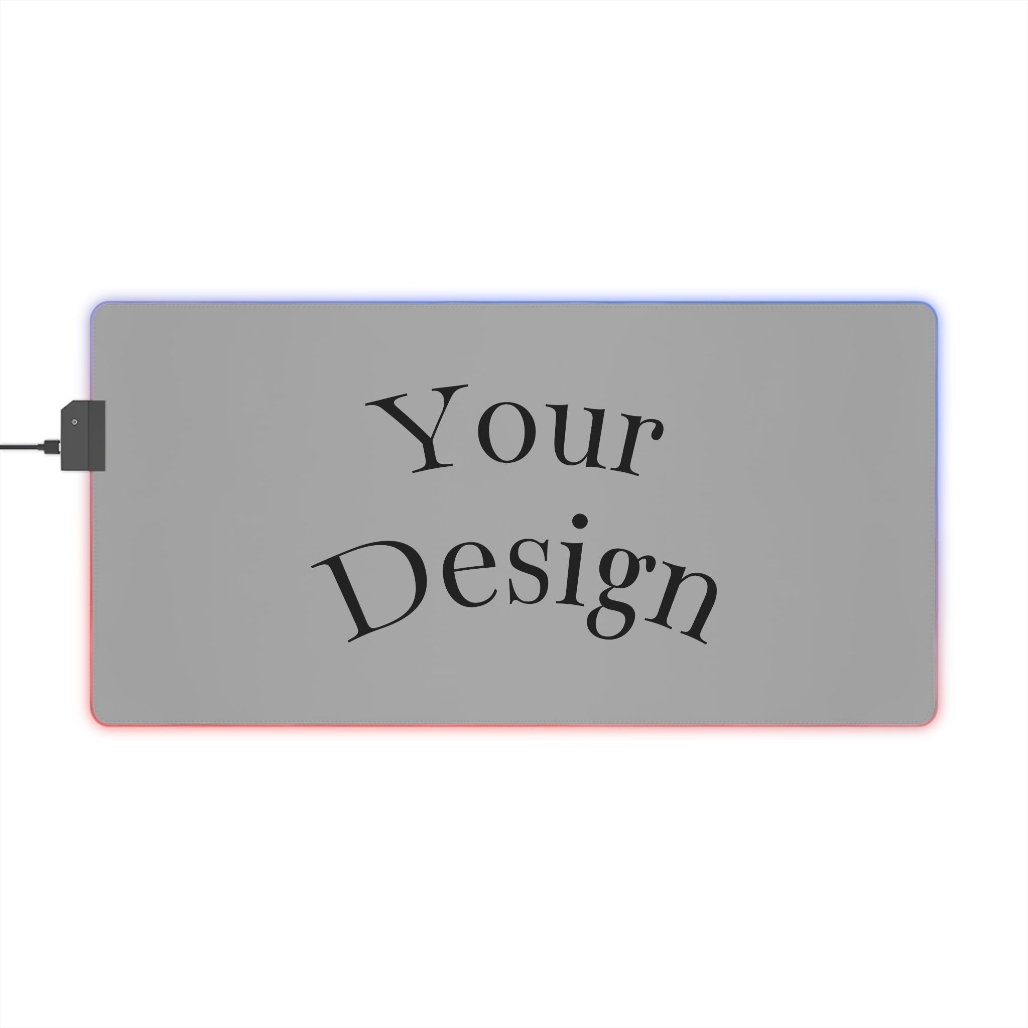Custom LED Gaming Mouse Pad - Personalizable Desk Mat.