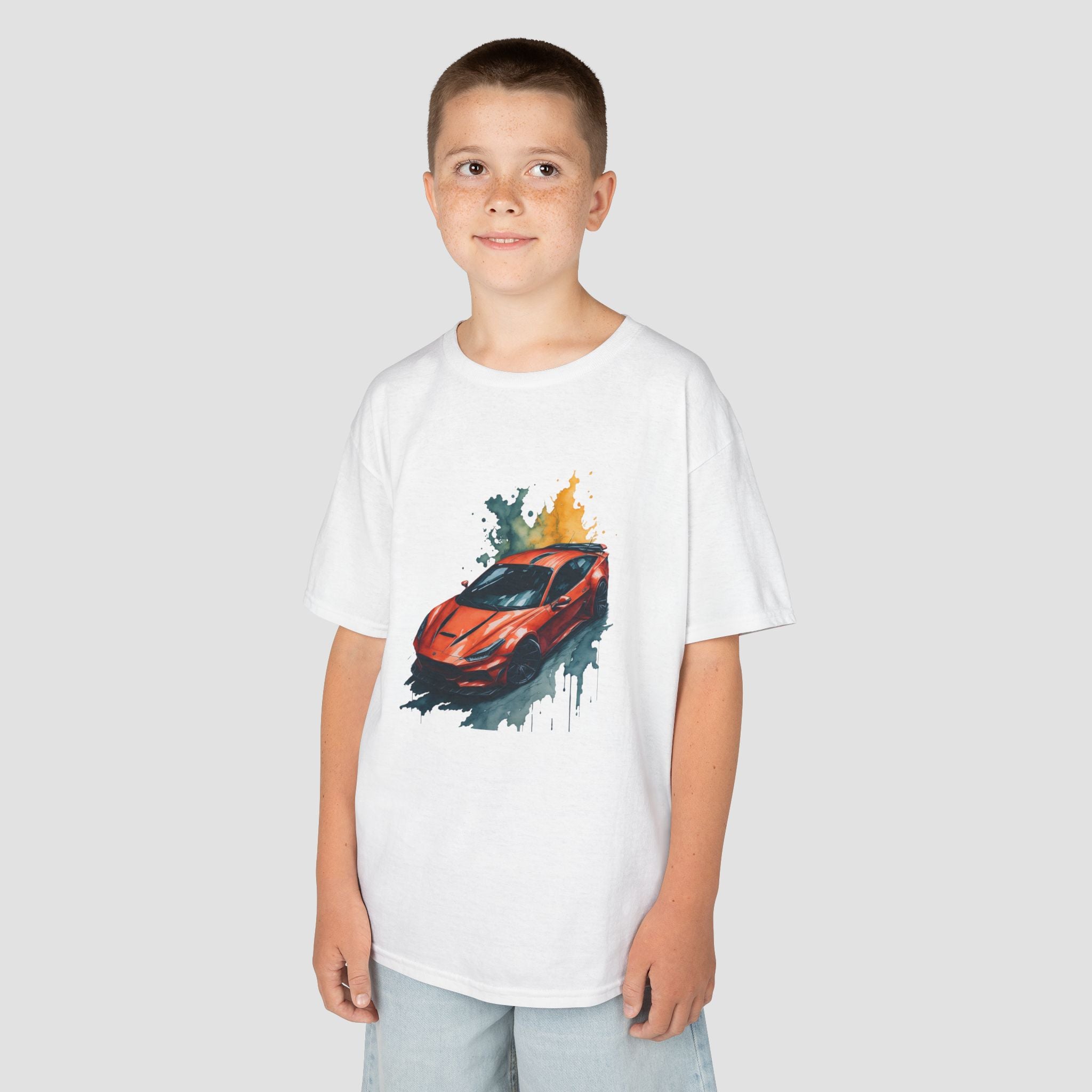 Racing Car Kids Tee, Cool Casual Tee for Kids.