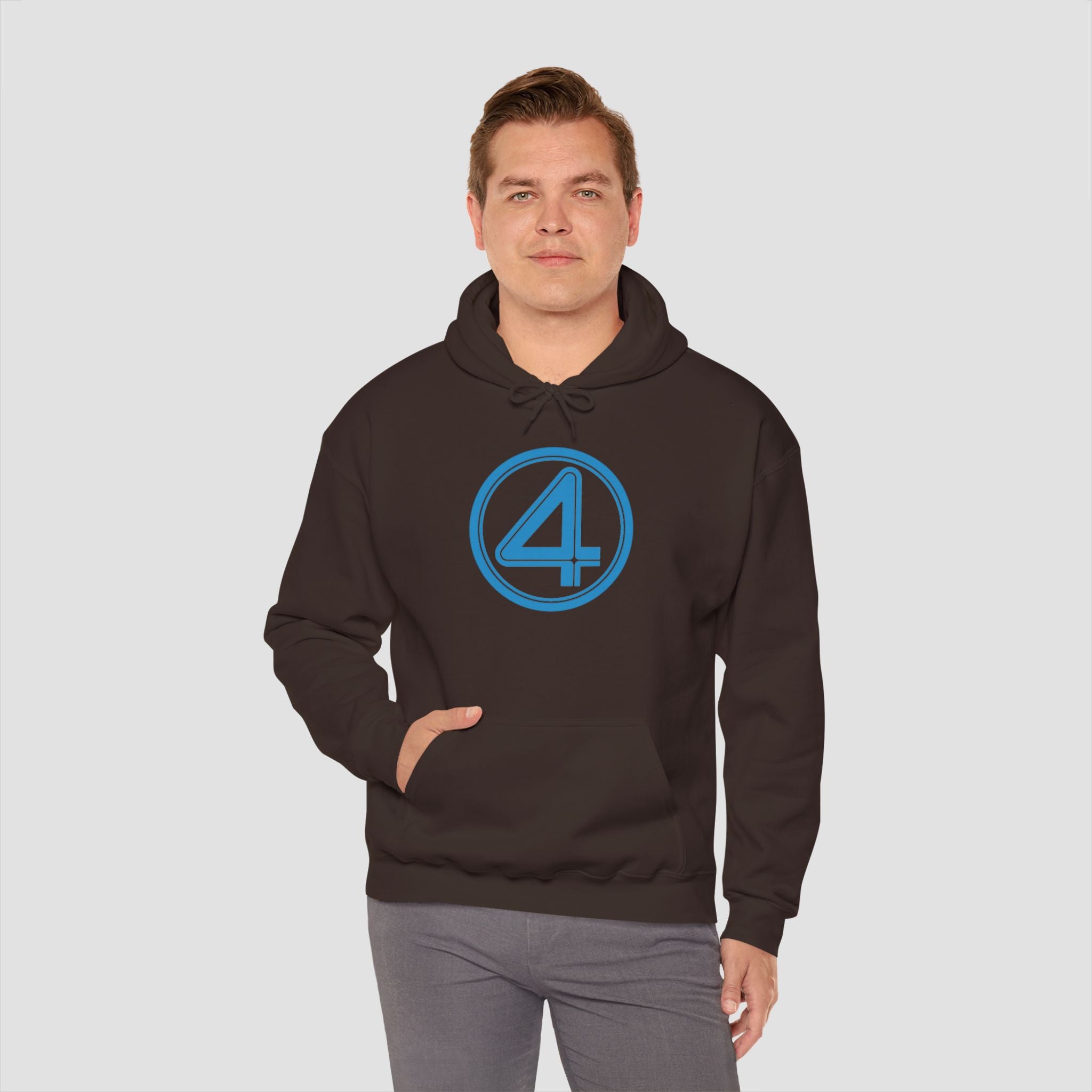 Fantastic Four Unisex Heavy Blend Hoodie - Casual Wear.