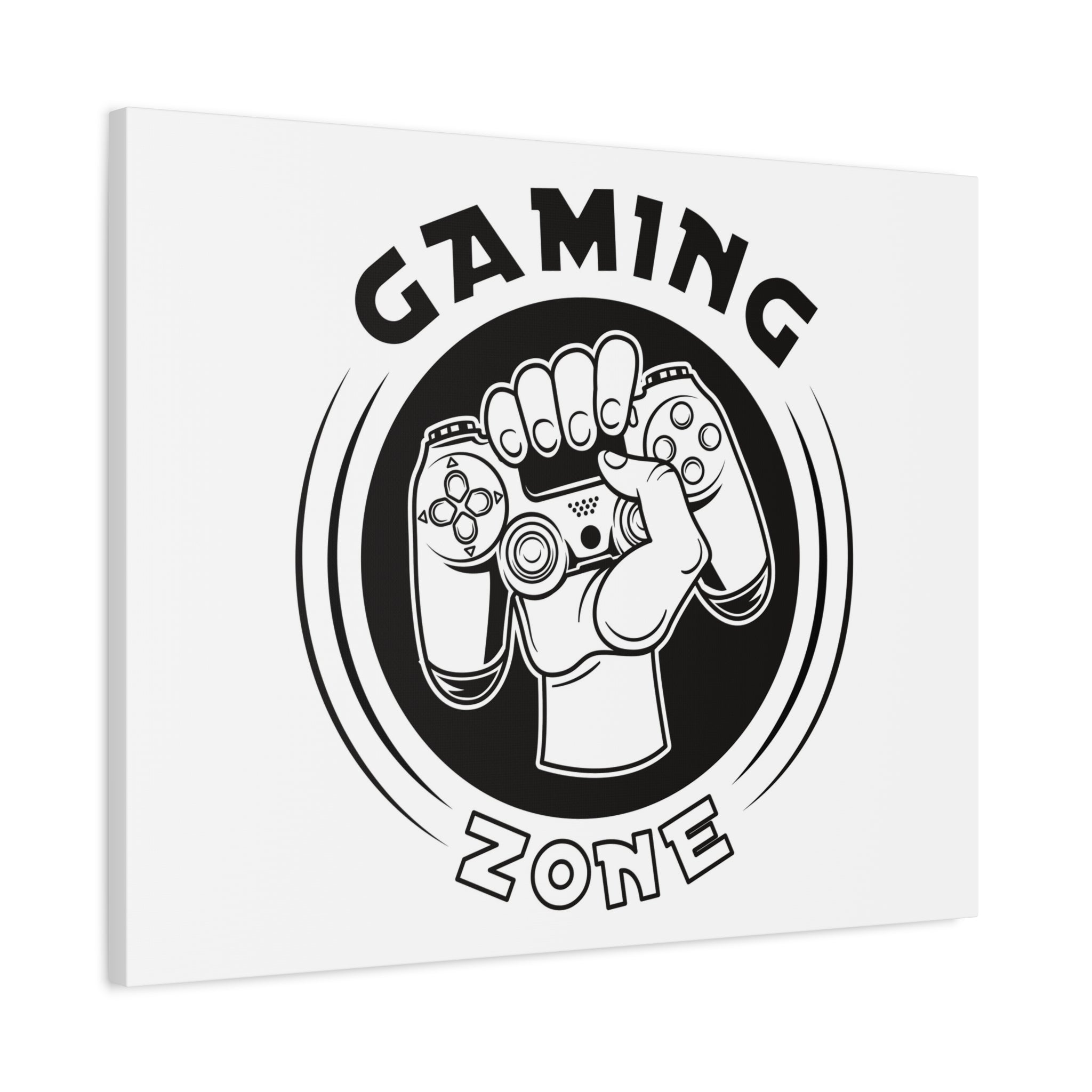 Gaming Zone Canvas Wall Art - Video Game Room Wall Art.