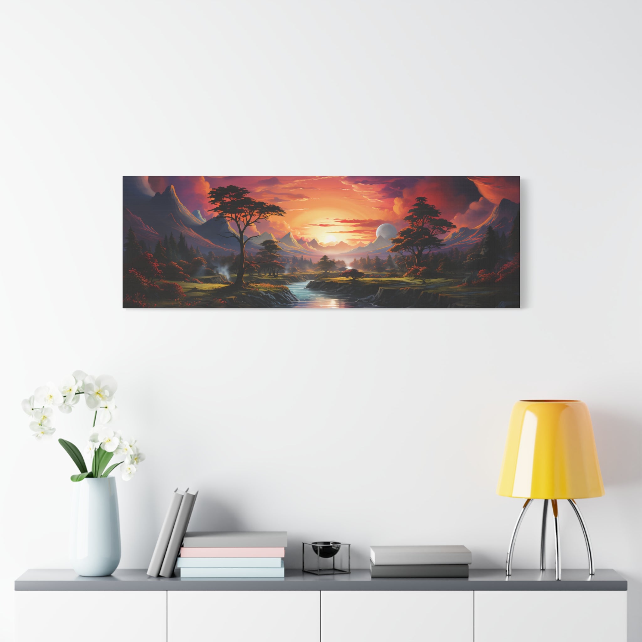 Vibrant Landscape Canvas Print - Wall Art.