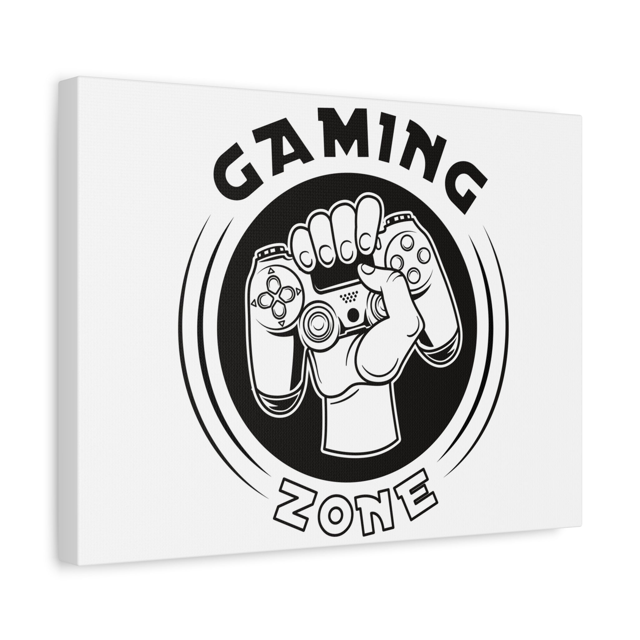 Gaming Zone Canvas Wall Art - Video Game Room Wall Art.