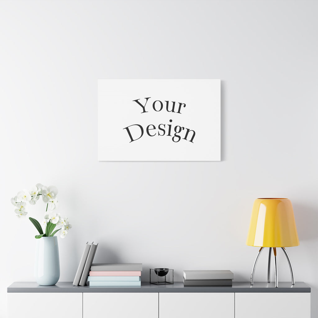 Custom Matte Canvas Print - Personalized Home Decor.