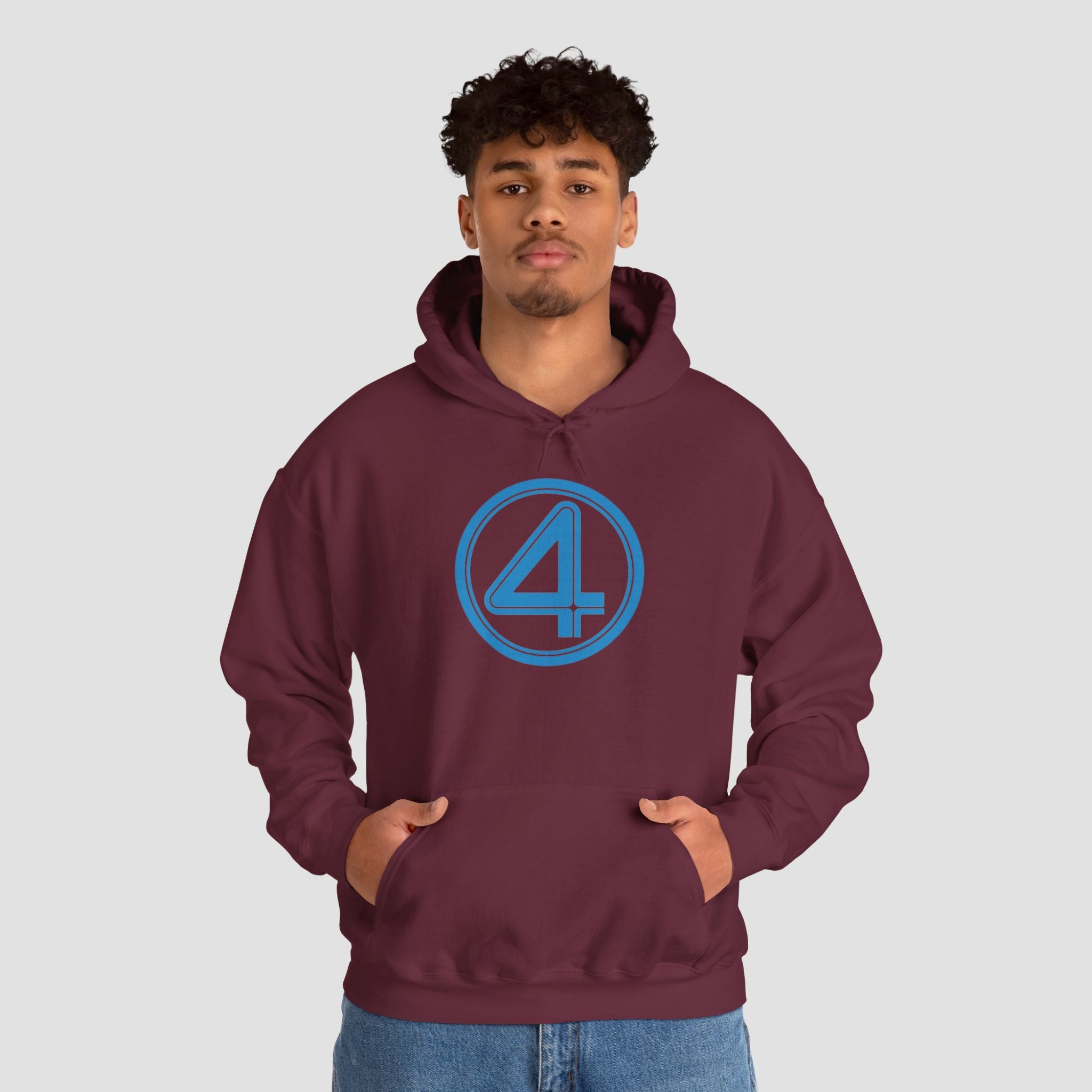 Fantastic Four Unisex Heavy Blend Hoodie - Casual Wear.