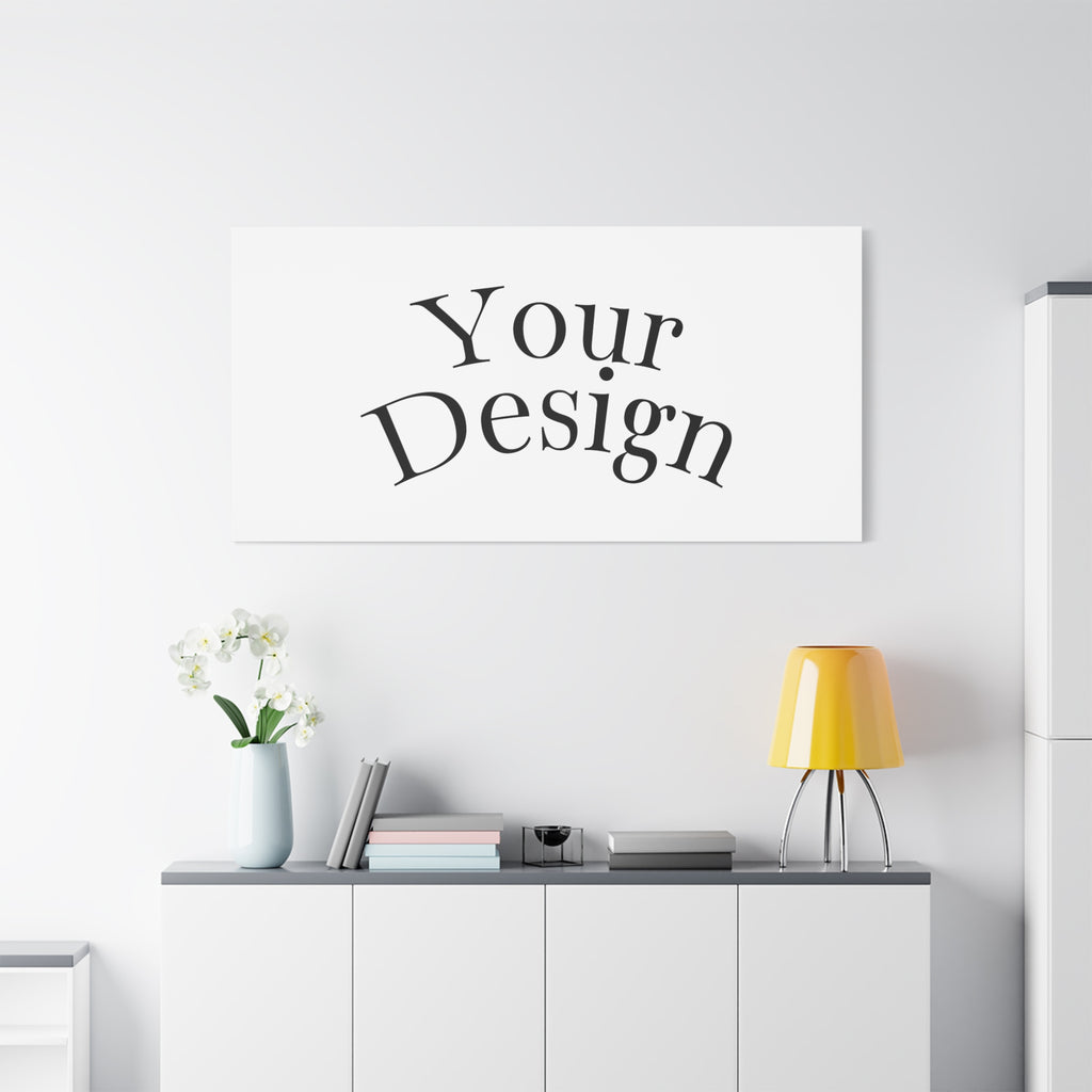 Custom Matte Canvas Print - Personalized Home Decor.