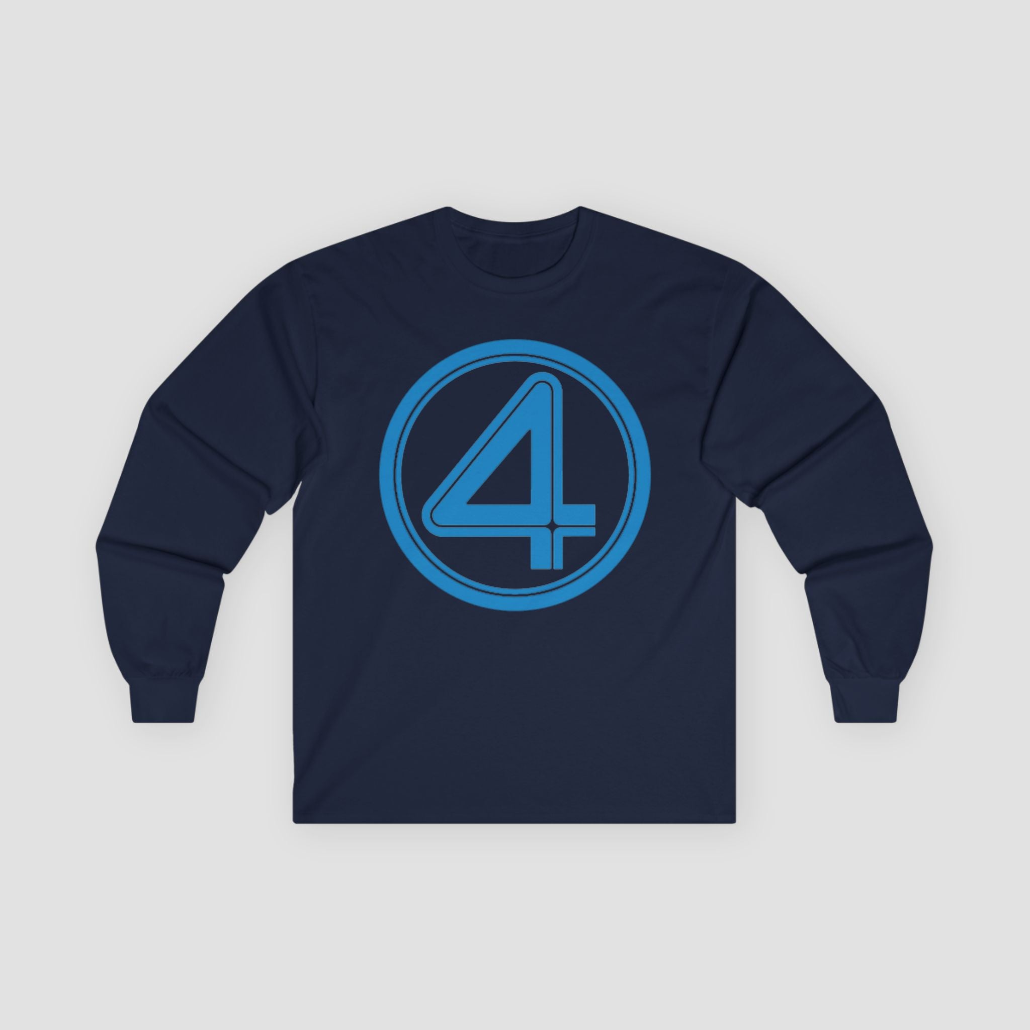 Fantastic Four logo Unisex Long Sleeve Tee.