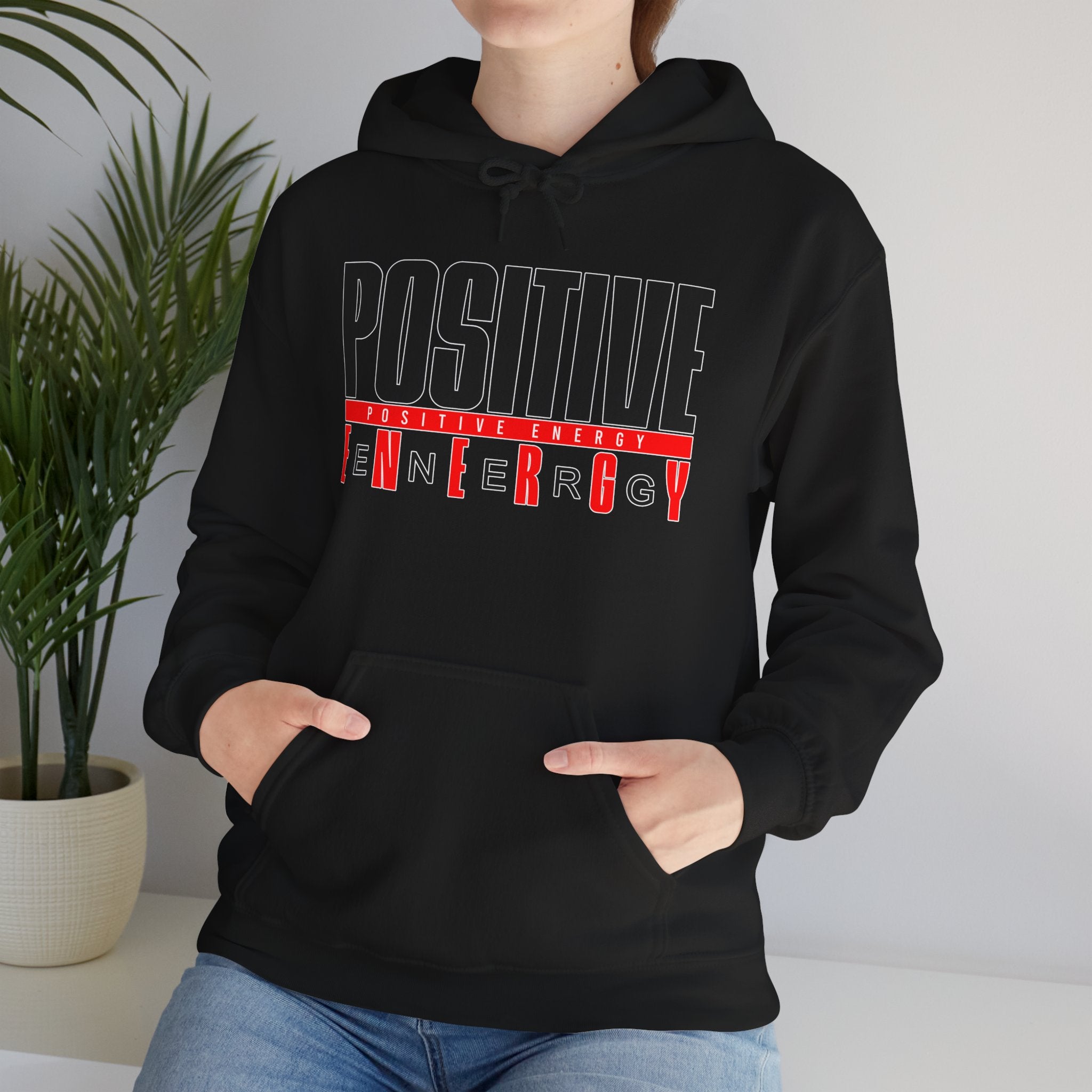 Positive Energy Hoodie – Unisex Heavy Blend Sweatshirt