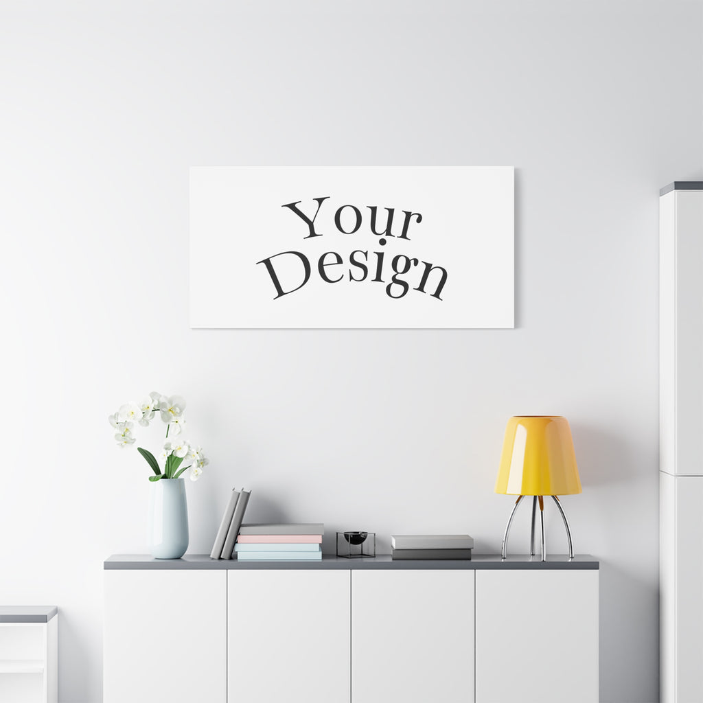 Custom Matte Canvas Print - Personalized Home Decor.