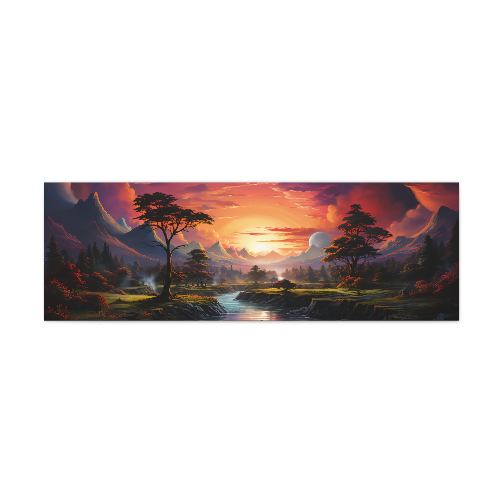 Vibrant Landscape Canvas Print - Wall Art.