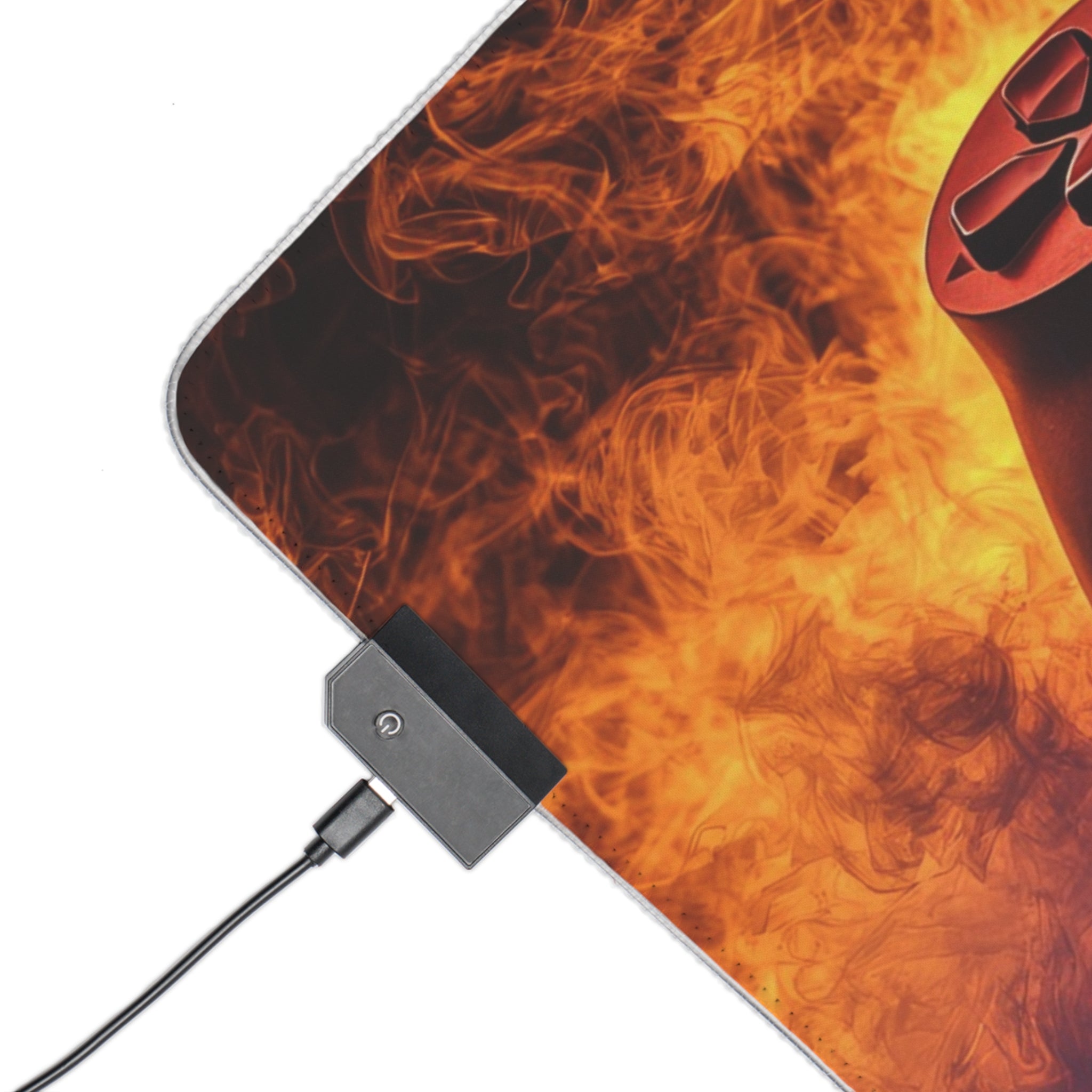 Vibrant Controller Design with LED Gaming Mouse Pad