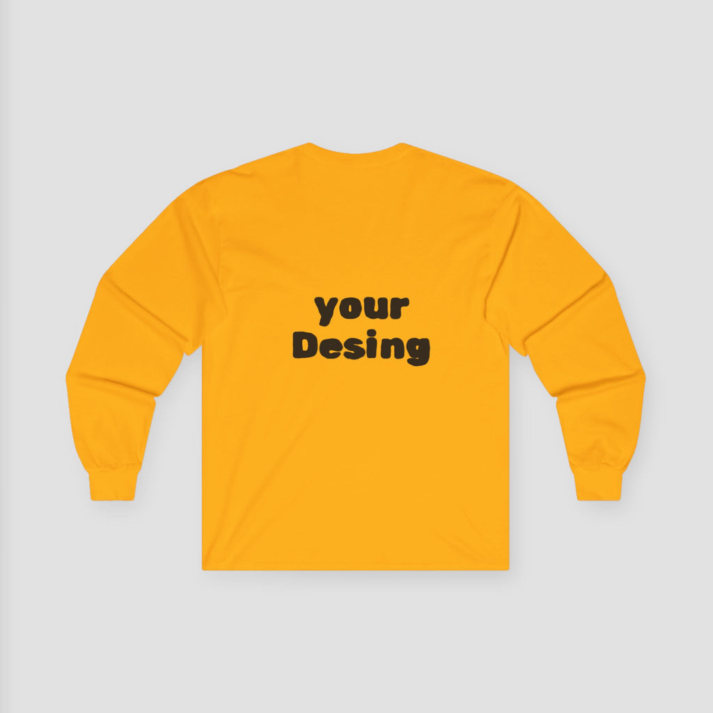 Customizable Long Sleeve Tee - Casual Comfort.