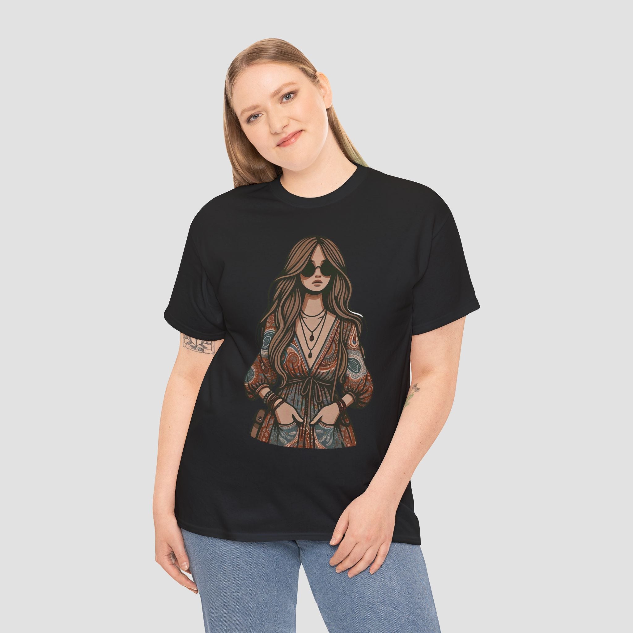 Bohemian Chic Unisex Tee | Vintage Style T-Shirt |