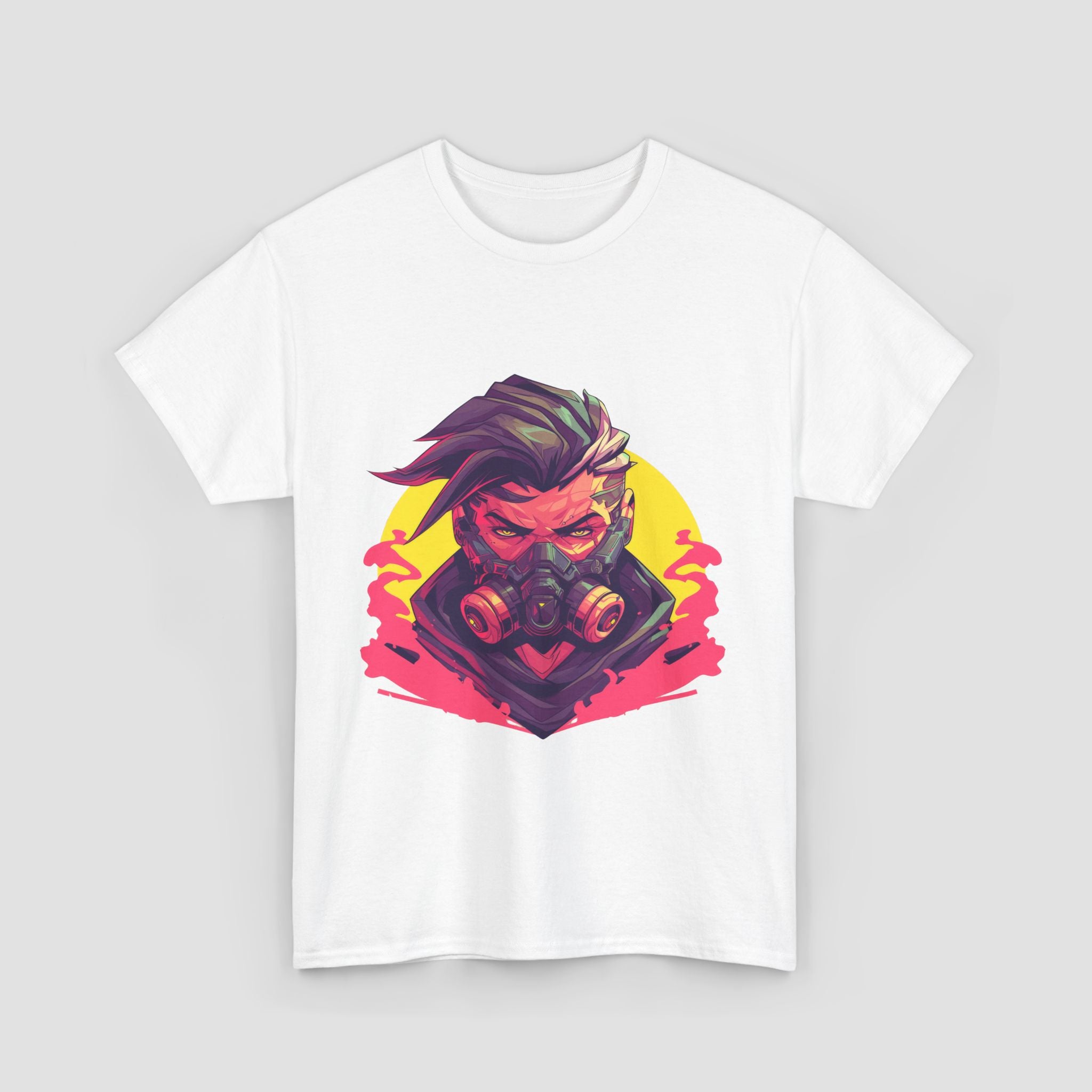 Vibrant Graphic Tee, Unisex Heavy Cotton Shirt.