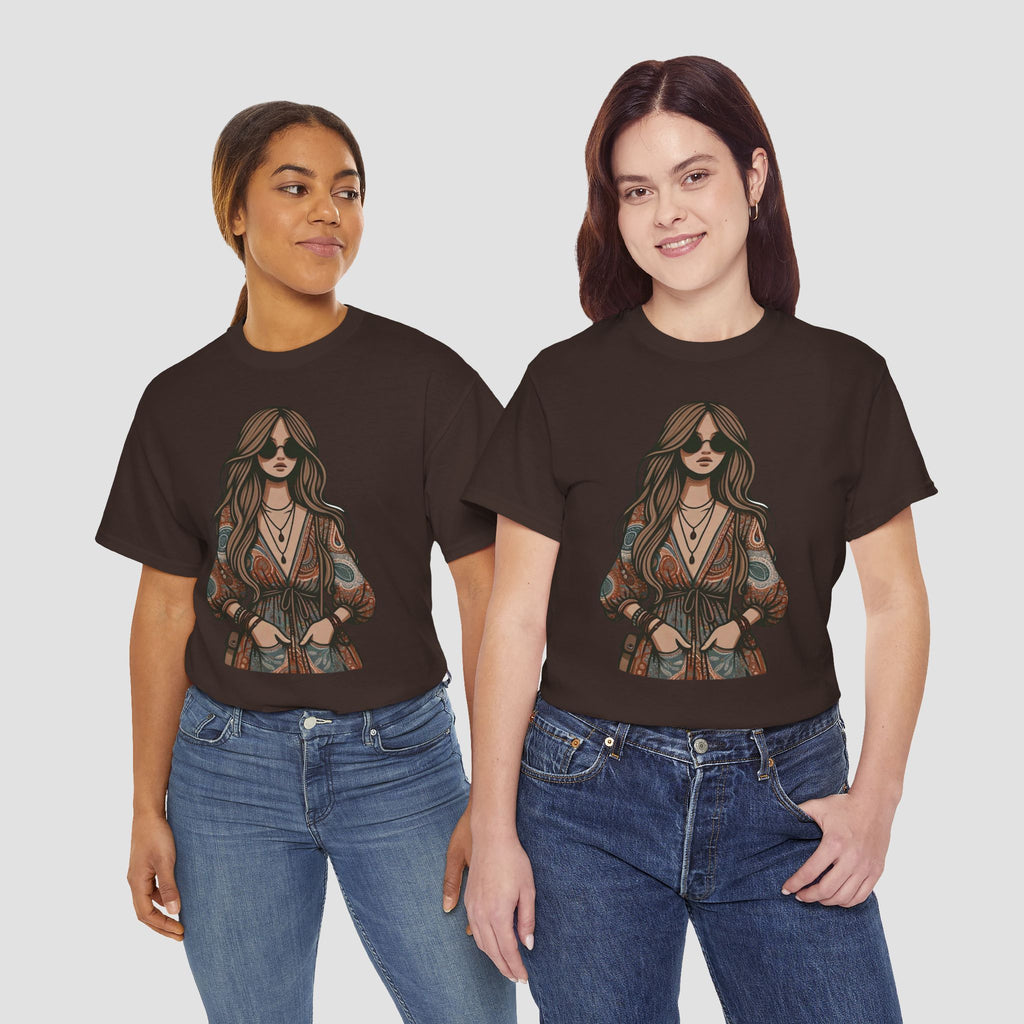 Bohemian Chic Unisex Tee | Vintage Style T-Shirt |
