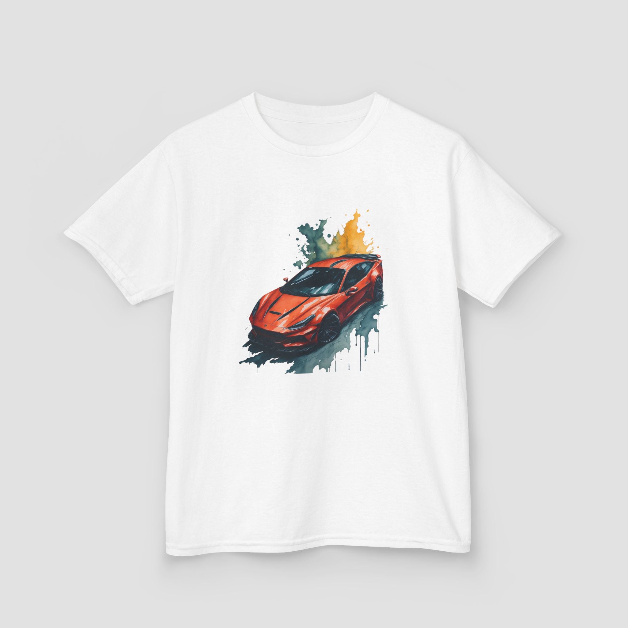 Racing Car Kids Tee, Cool Casual Tee for Kids.