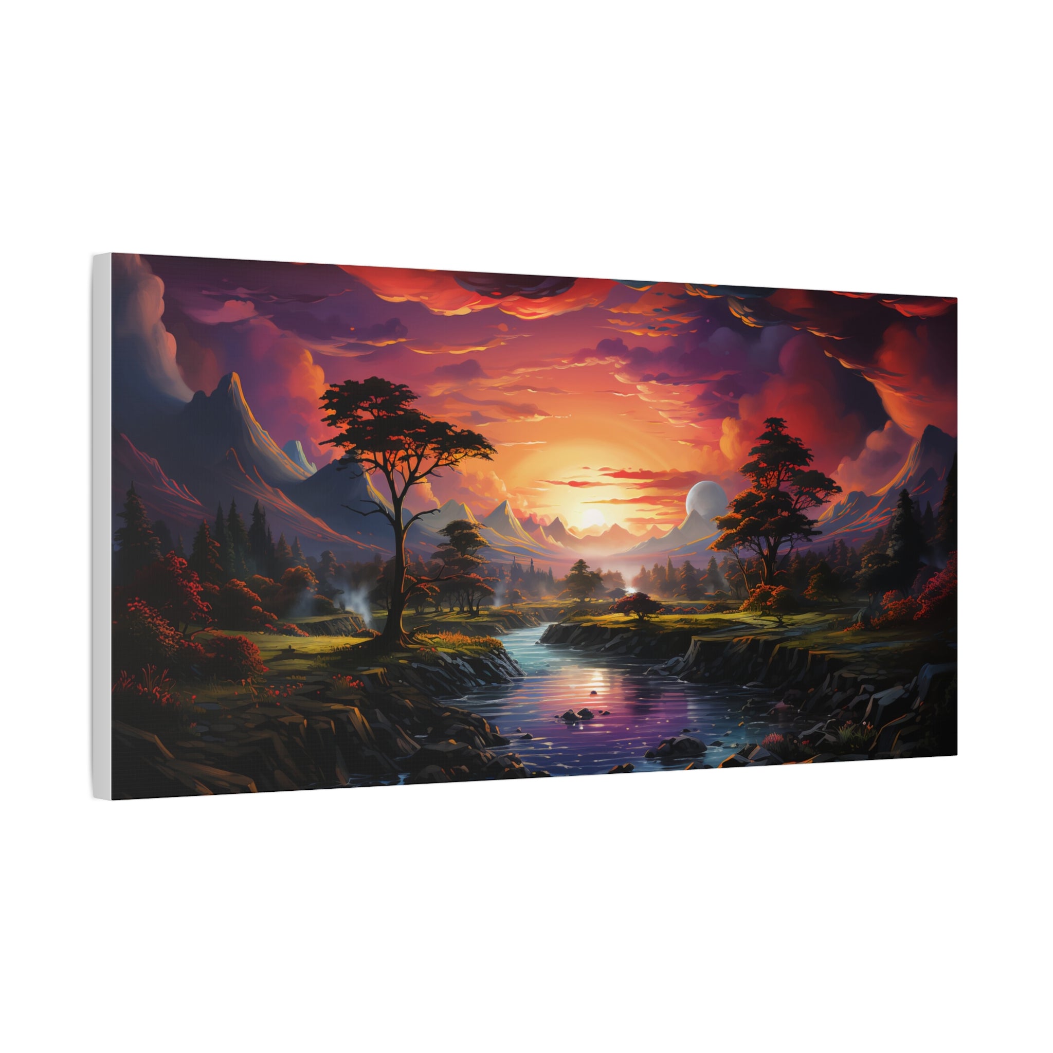 Vibrant Landscape Canvas Print - Wall Art.