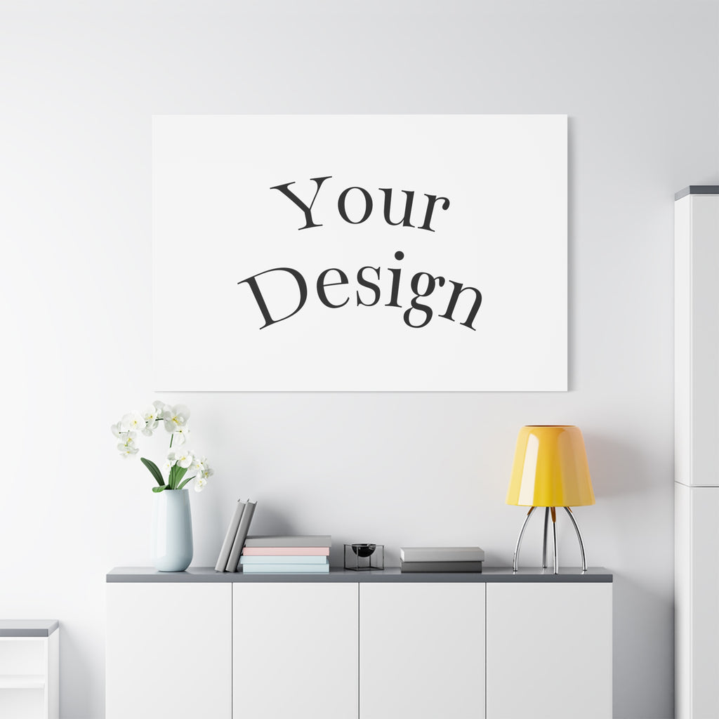 Custom Matte Canvas Print - Personalized Home Decor.