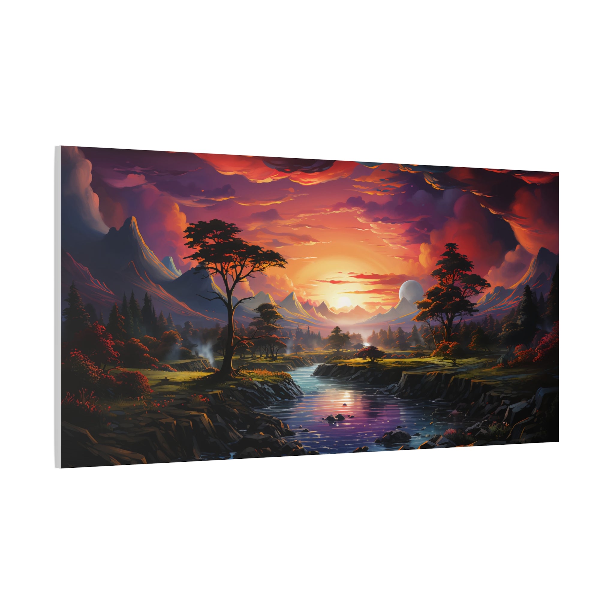 Vibrant Landscape Canvas Print - Wall Art.