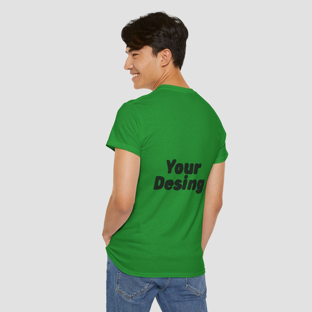 Customizable Unisex Cotton Tee - Personalize Your Style,