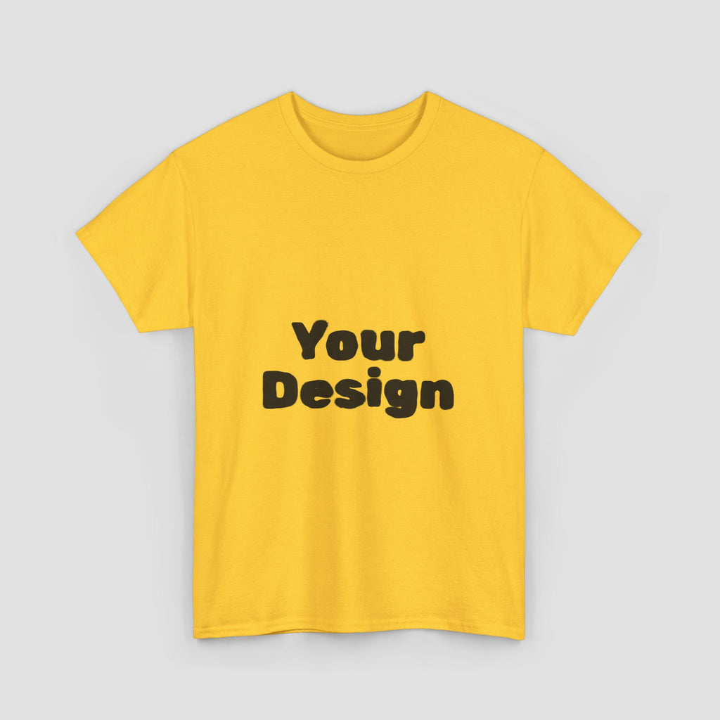 Customizable Unisex Cotton Tee - Personalize Your Style,