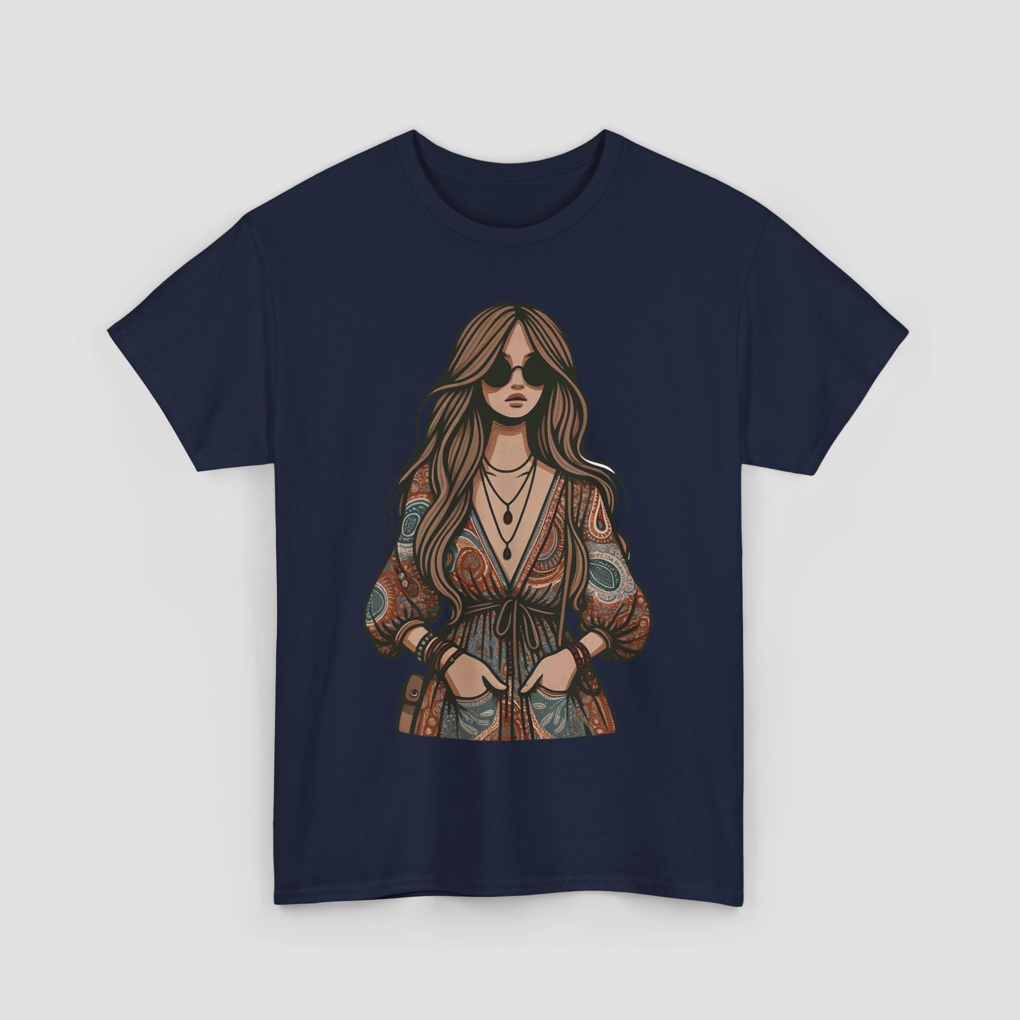 Bohemian Chic Unisex Tee | Vintage Style T-Shirt |