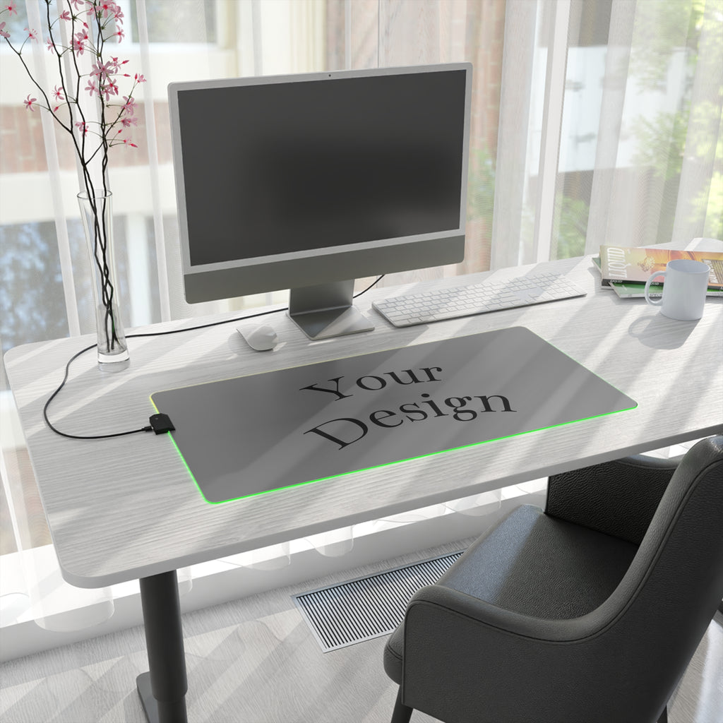 Custom LED Gaming Mouse Pad - Personalizable Desk Mat.