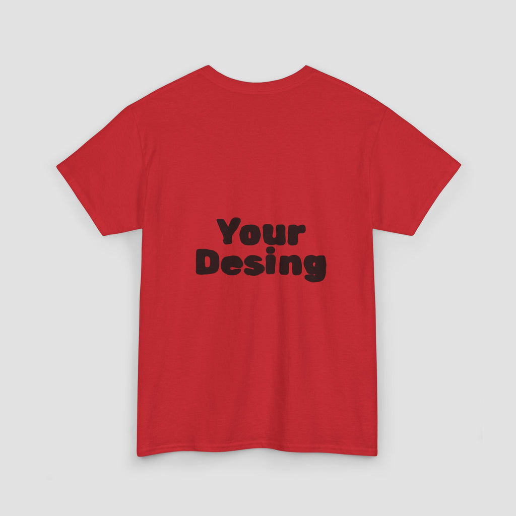 Customizable Unisex Cotton Tee - Personalize Your Style,