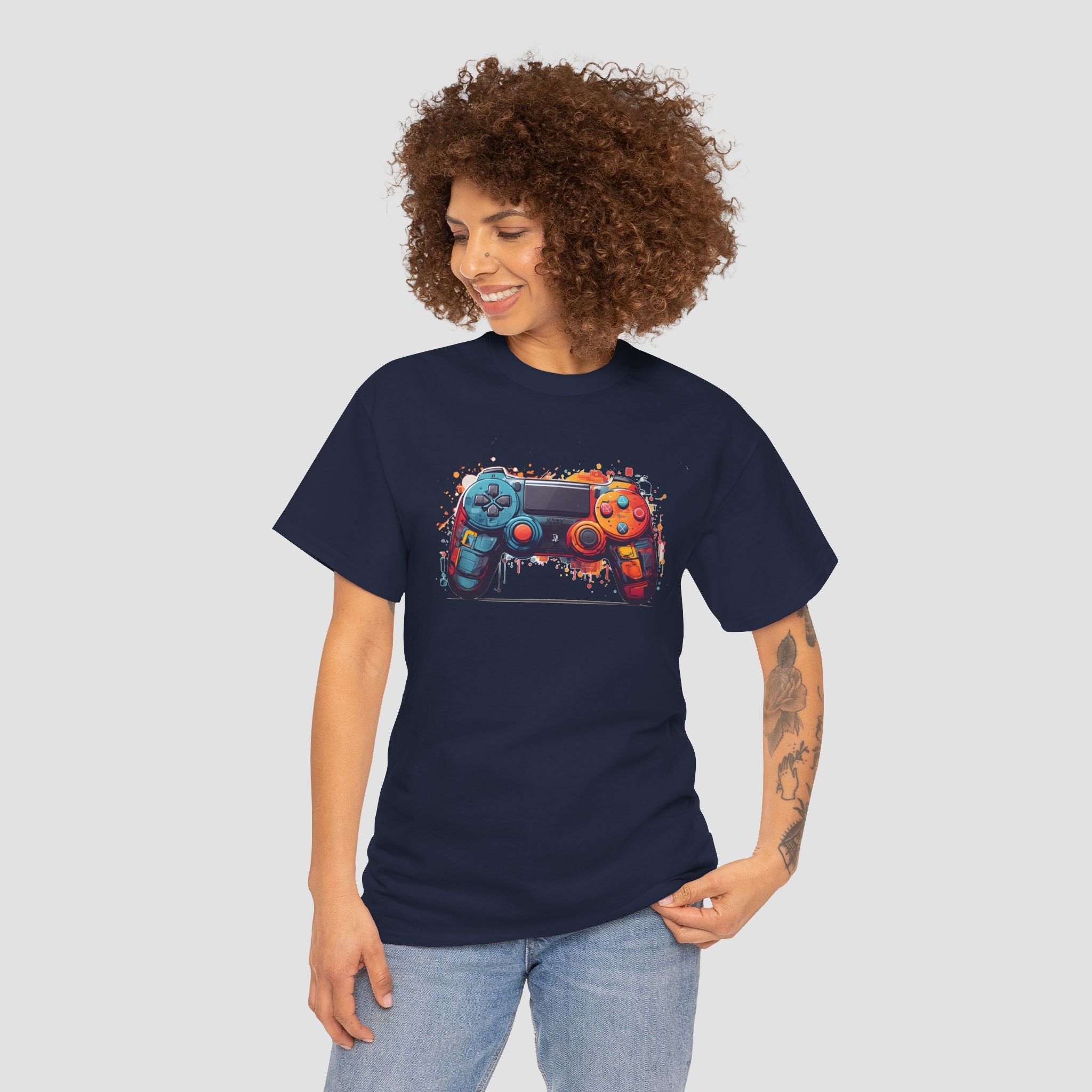Gaming Unisex Heavy Cotton Tee - Perfect for Gamers.