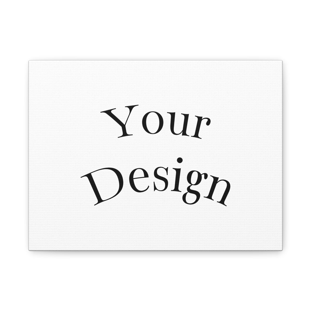 Custom Matte Canvas Print - Personalized Home Decor.