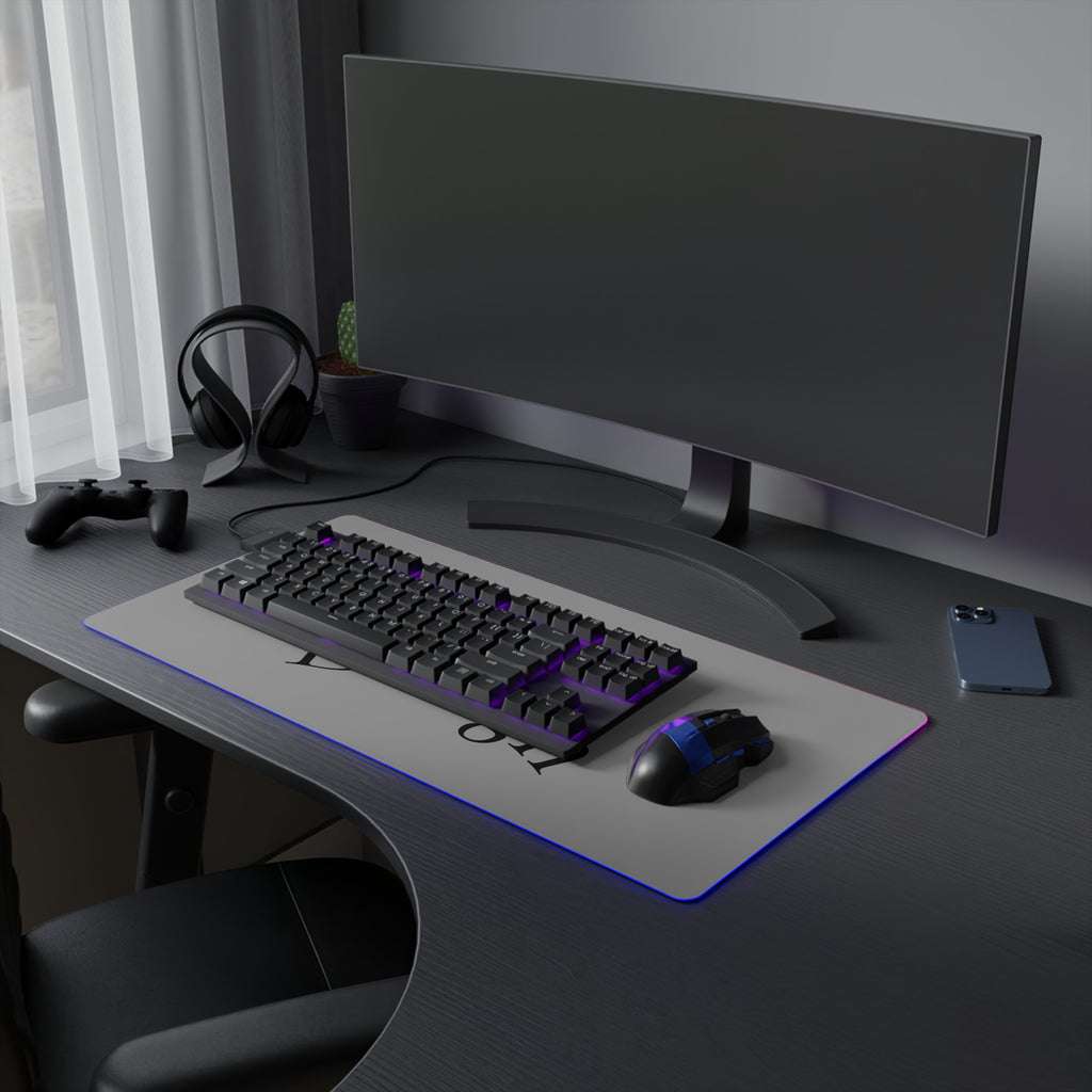 Custom LED Gaming Mouse Pad - Personalizable Desk Mat.