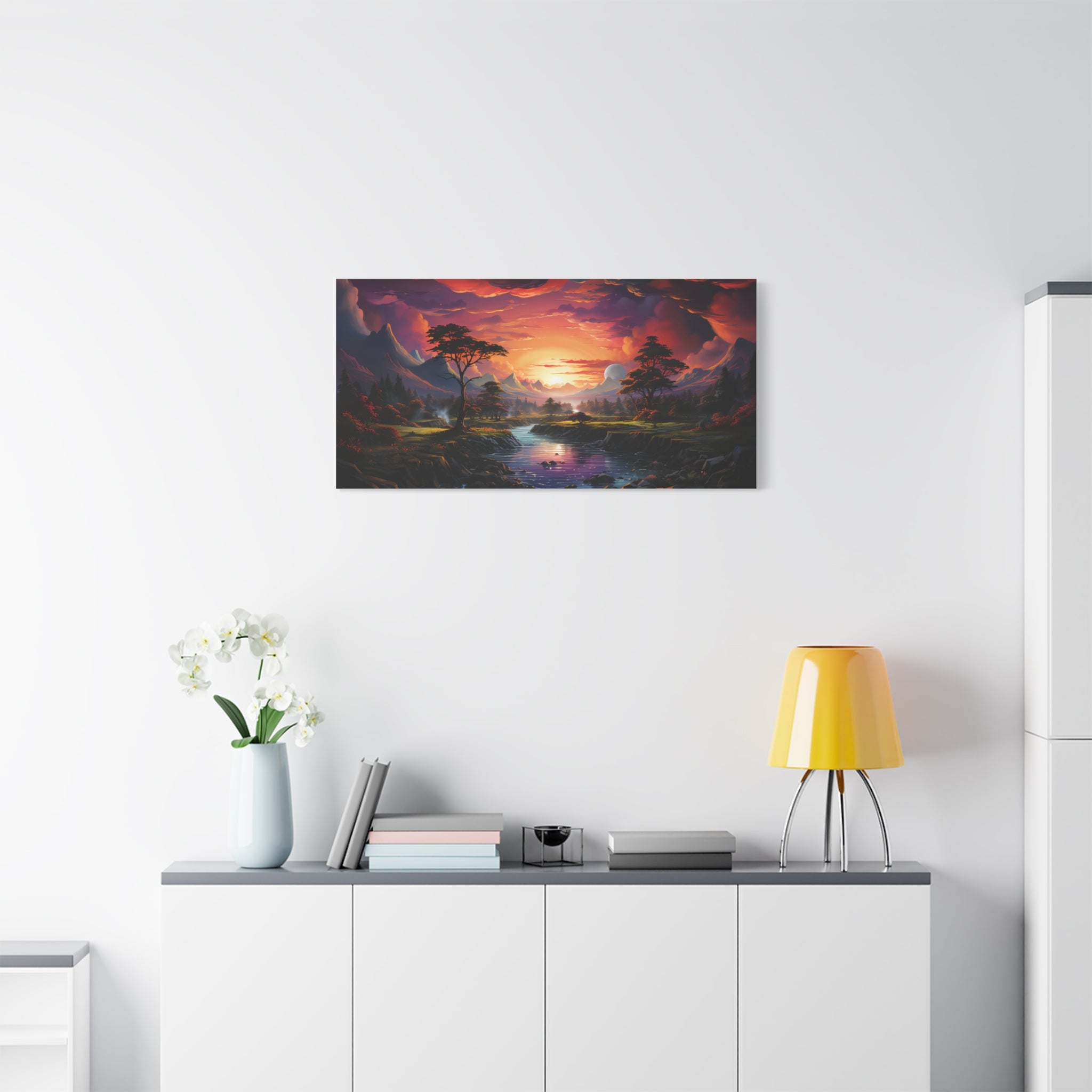 Vibrant Landscape Canvas Print - Wall Art.