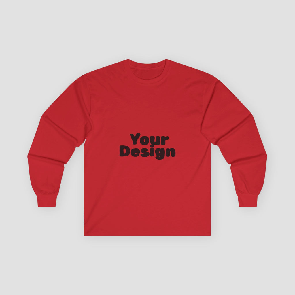 Customizable Long Sleeve Tee - Casual Comfort.