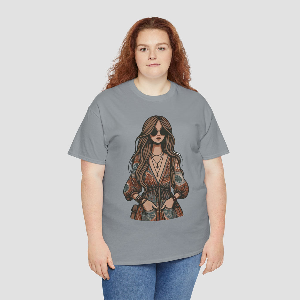Bohemian Chic Unisex Tee | Vintage Style T-Shirt |