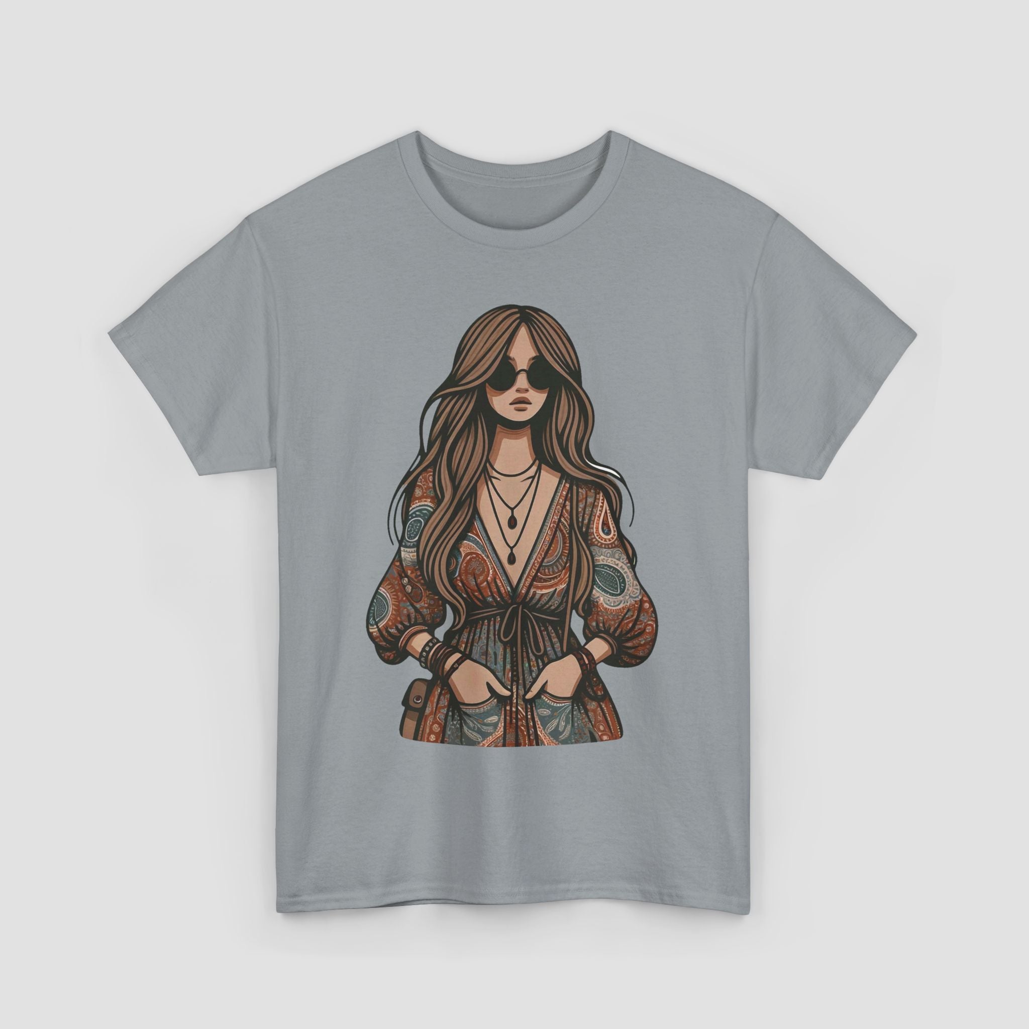 Bohemian Chic Unisex Tee | Vintage Style T-Shirt |