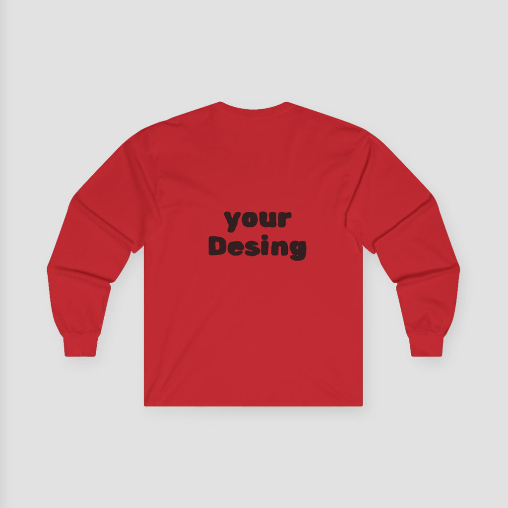 Customizable Long Sleeve Tee - Casual Comfort.