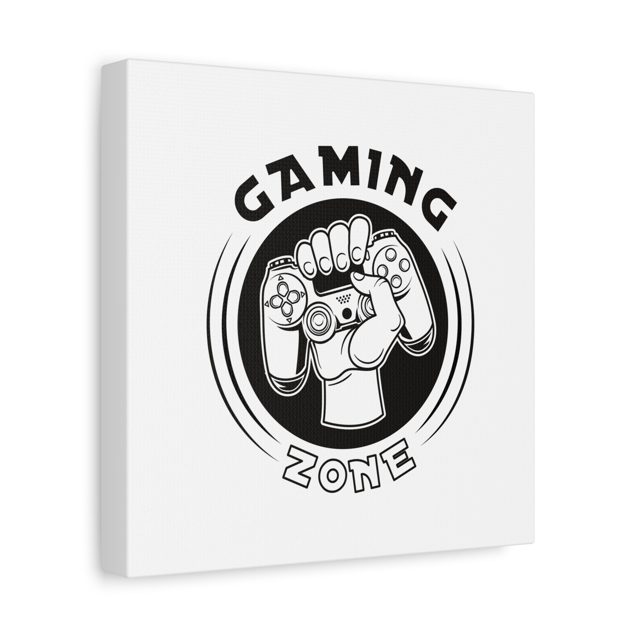 Gaming Zone Canvas Wall Art - Video Game Room Wall Art.