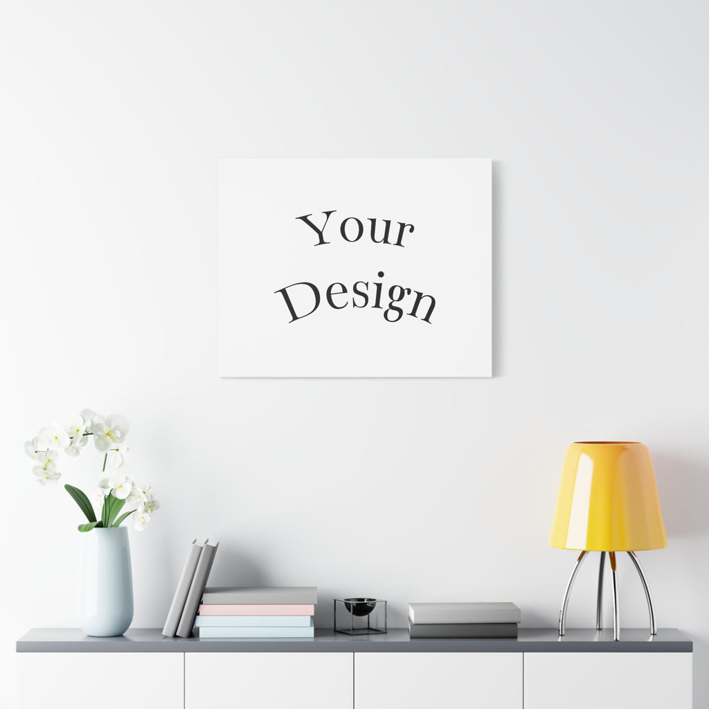 Custom Matte Canvas Print - Personalized Home Decor.