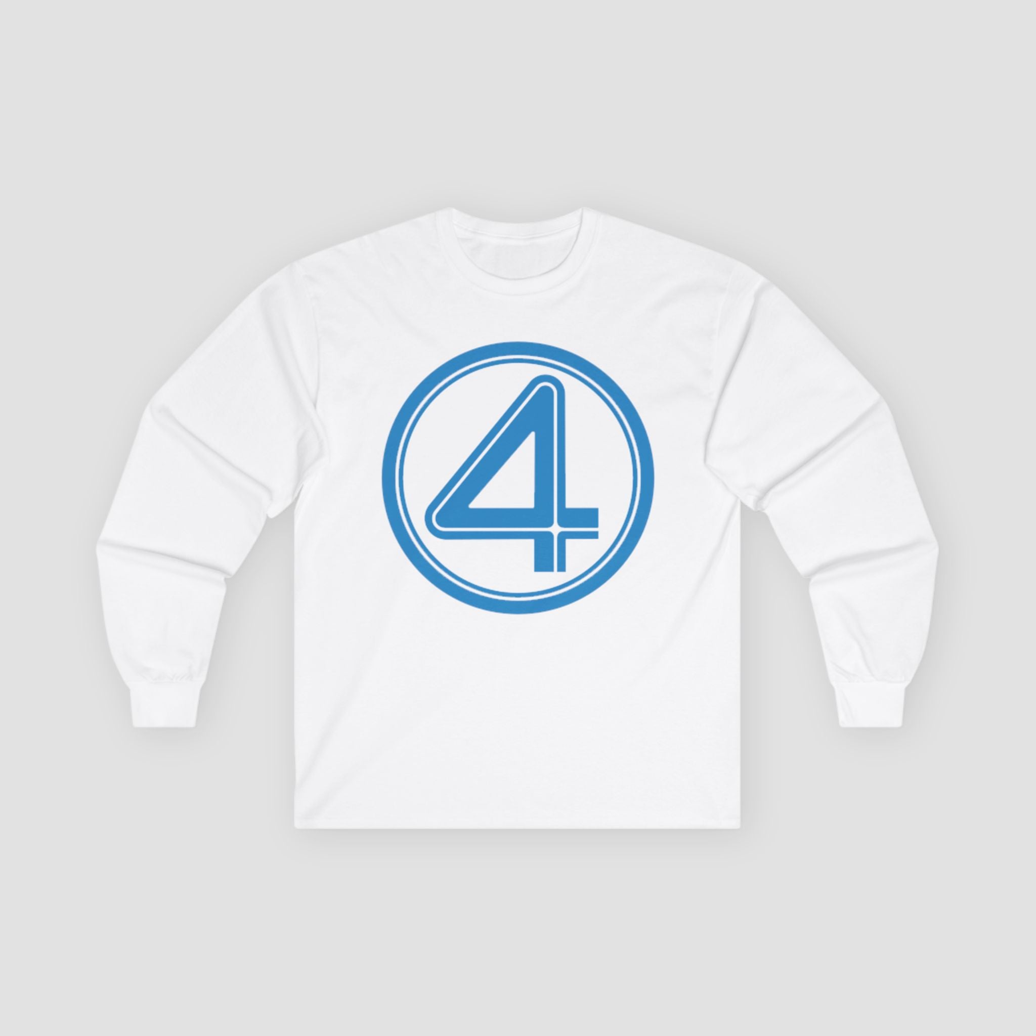 Fantastic Four logo Unisex Long Sleeve Tee.