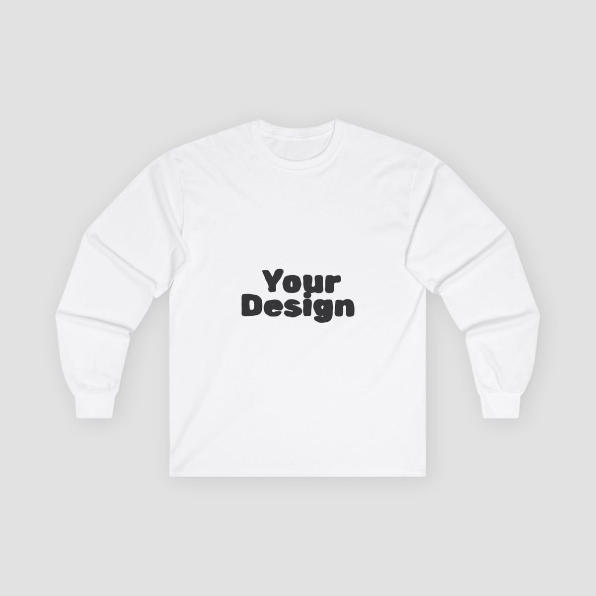 Customizable Long Sleeve Tee - Casual Comfort.