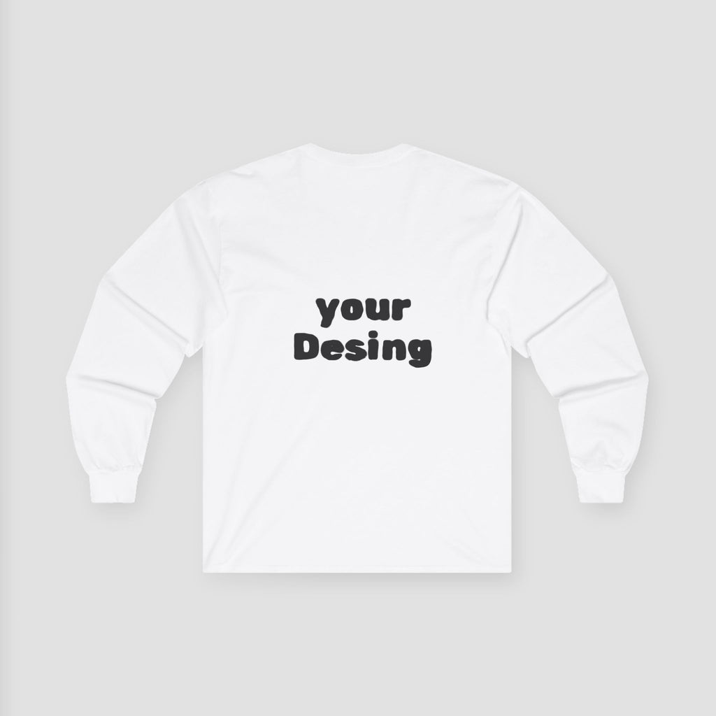 Customizable Long Sleeve Tee - Casual Comfort.