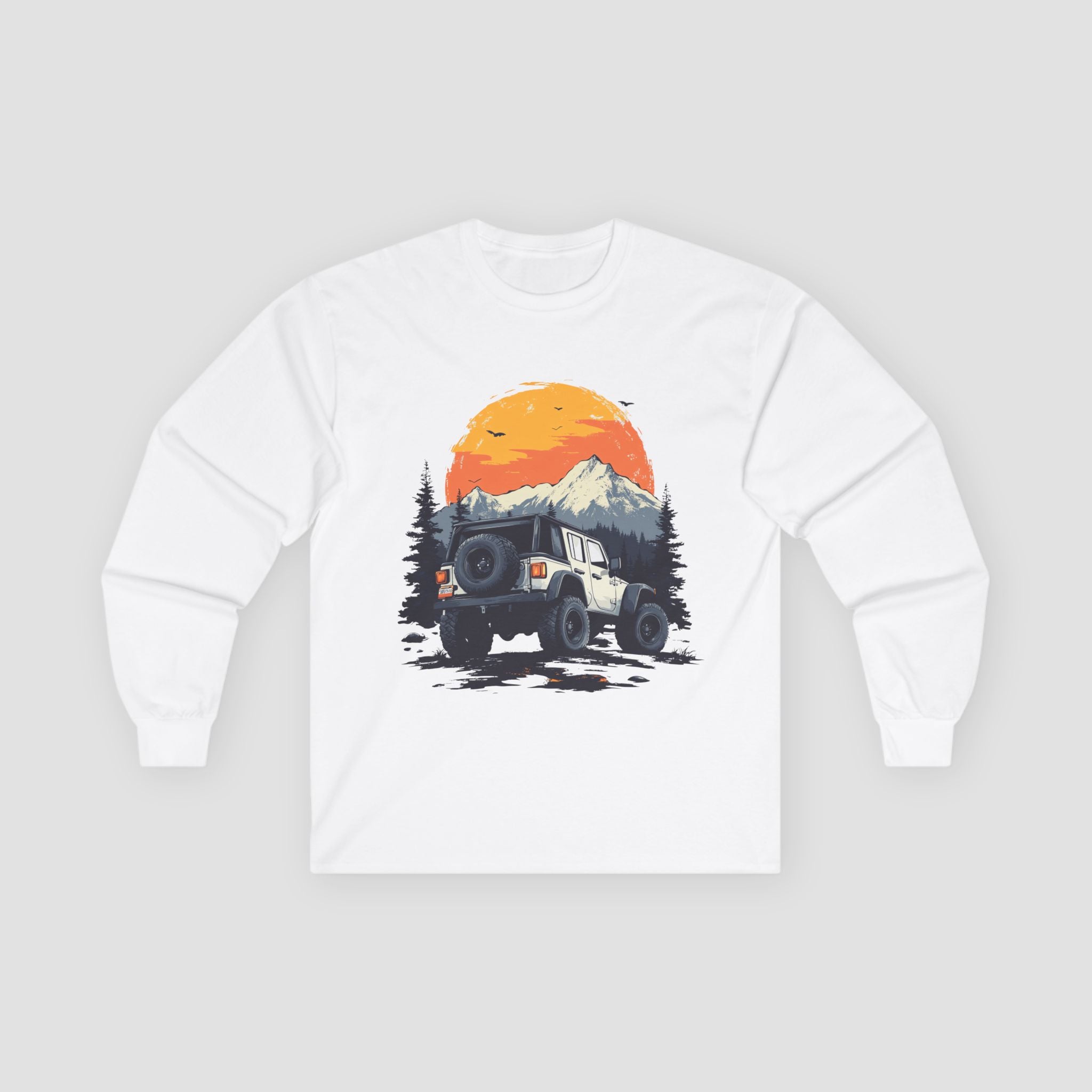 Stylish Unisex Long Sleeve Tee featuring Vintage Photography
