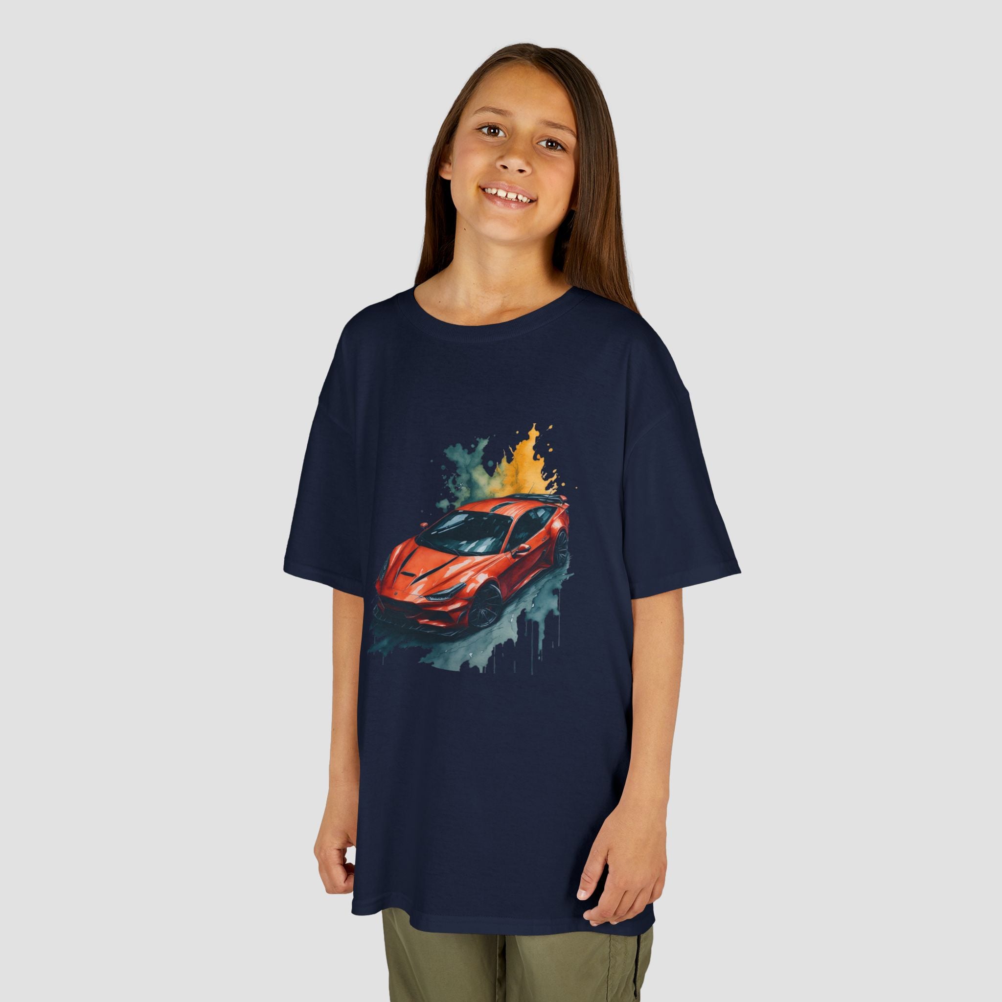 Racing Car Kids Tee, Cool Casual Tee for Kids.