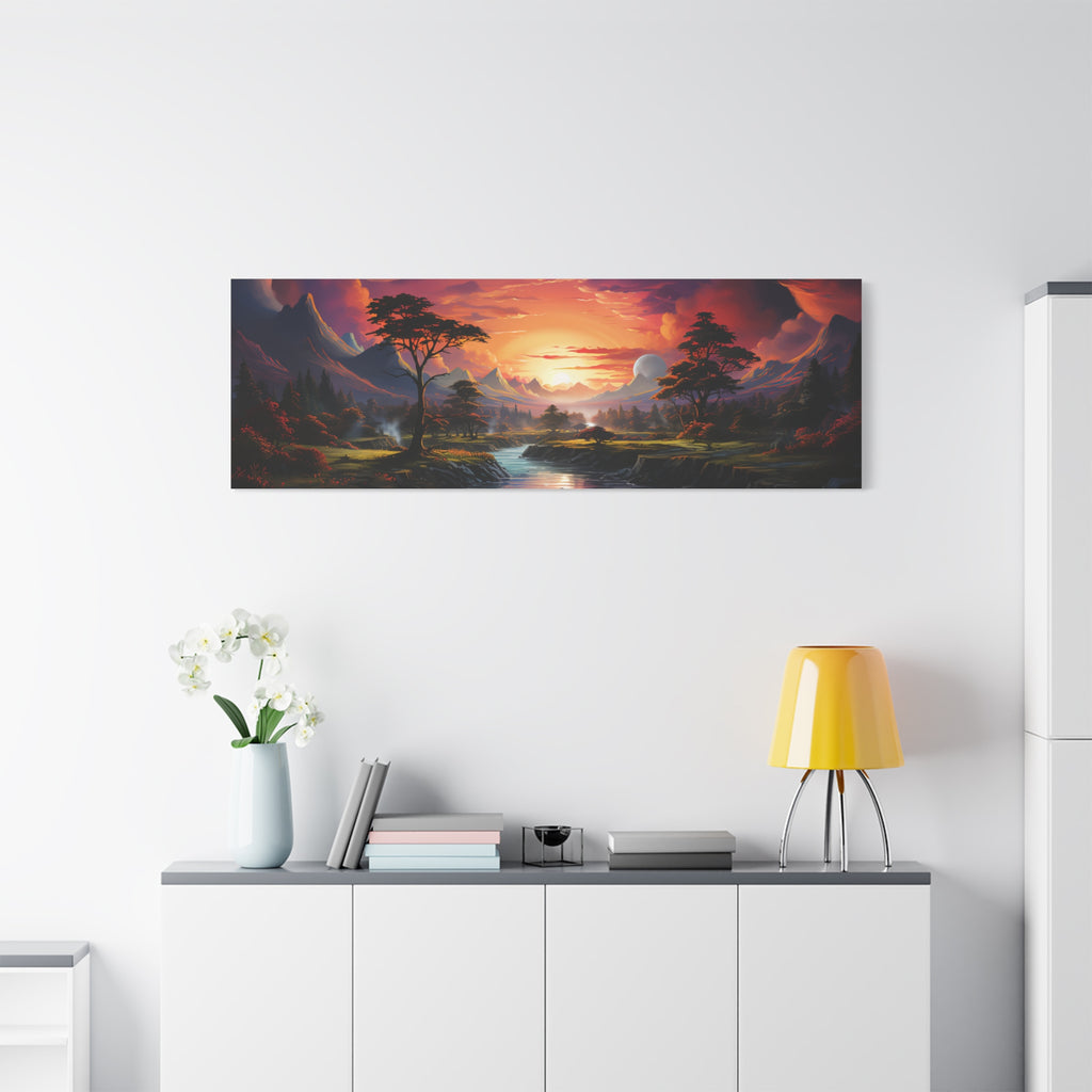 Vibrant Landscape Canvas Print - Wall Art.