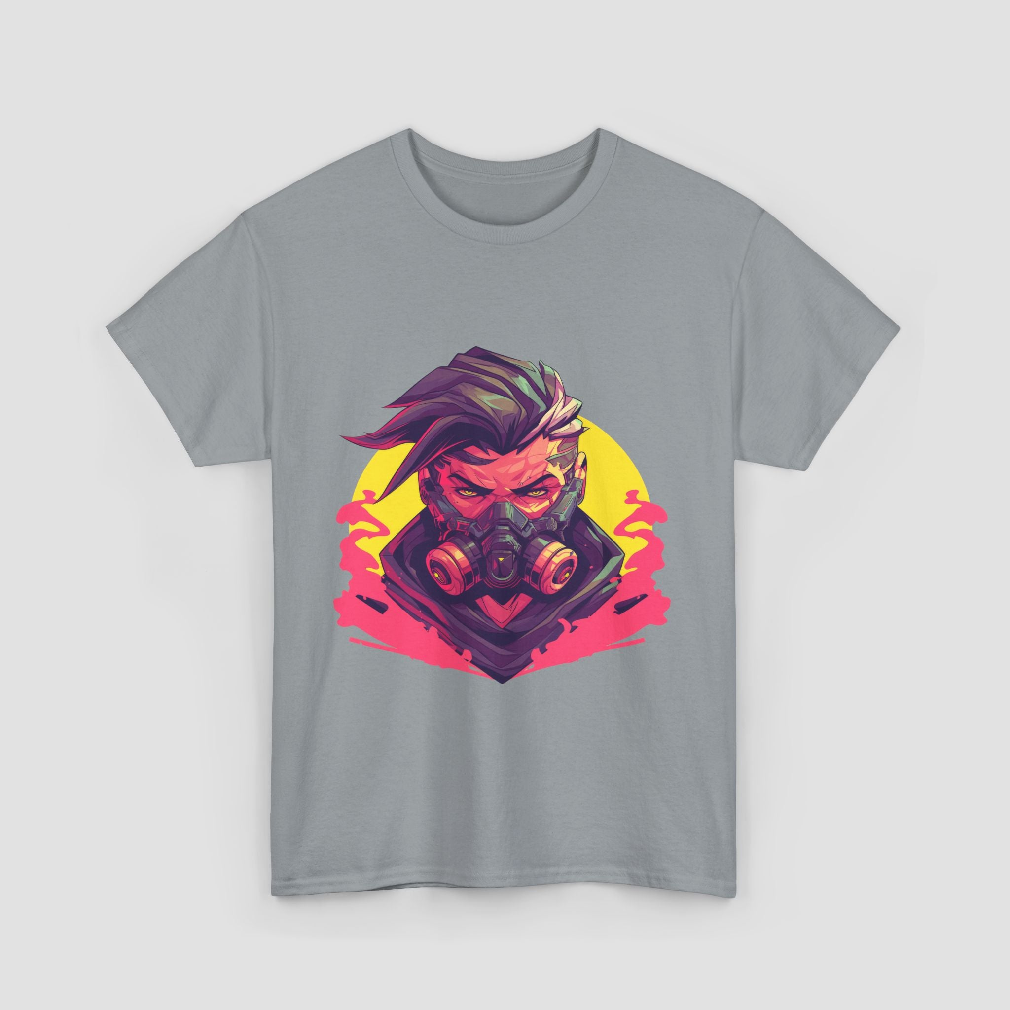 Vibrant Graphic Tee, Unisex Heavy Cotton Shirt.