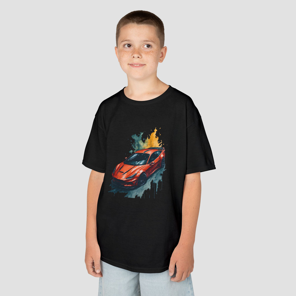 Racing Car Kids Tee, Cool Casual Tee for Kids.