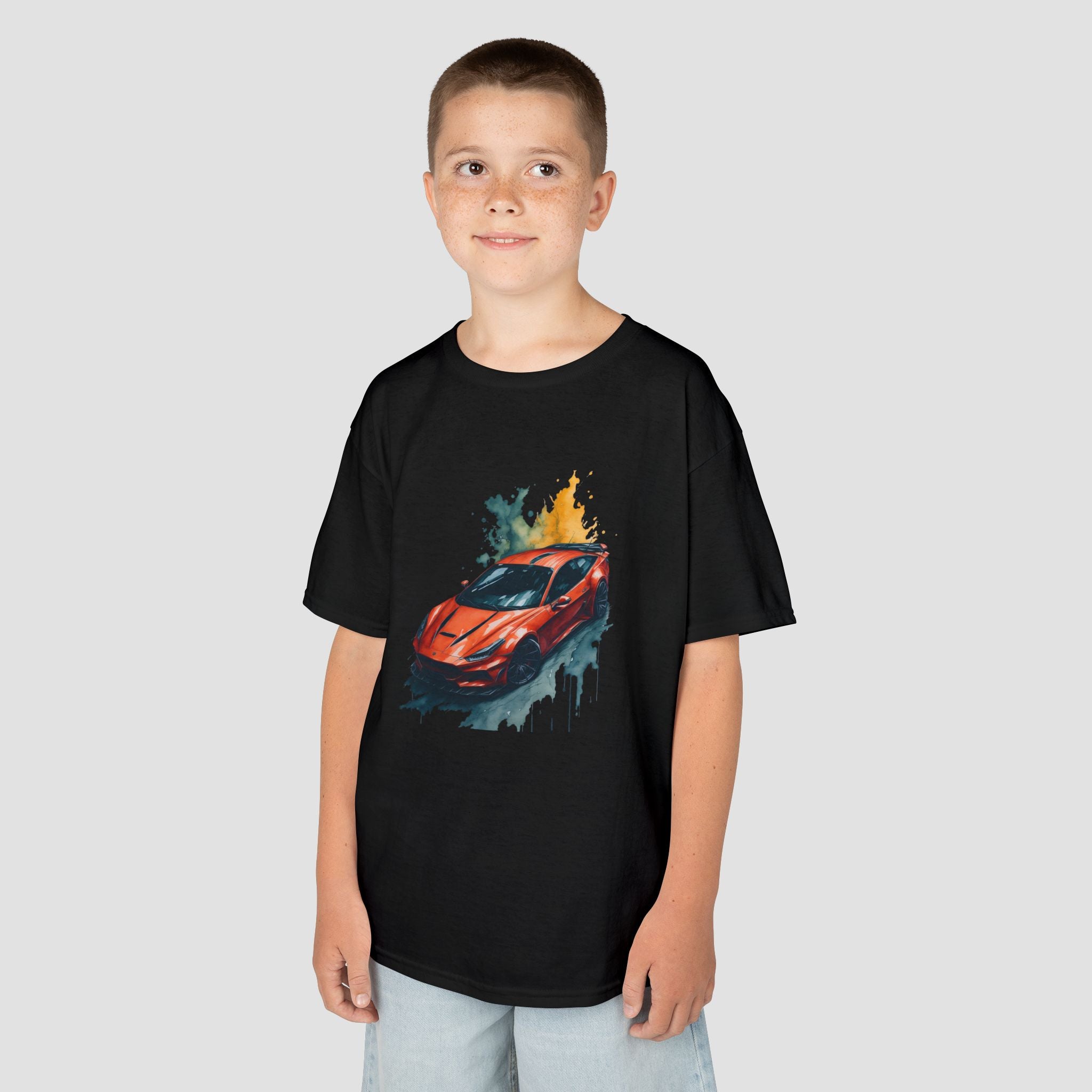 Racing Car Kids Tee, Cool Casual Tee for Kids.