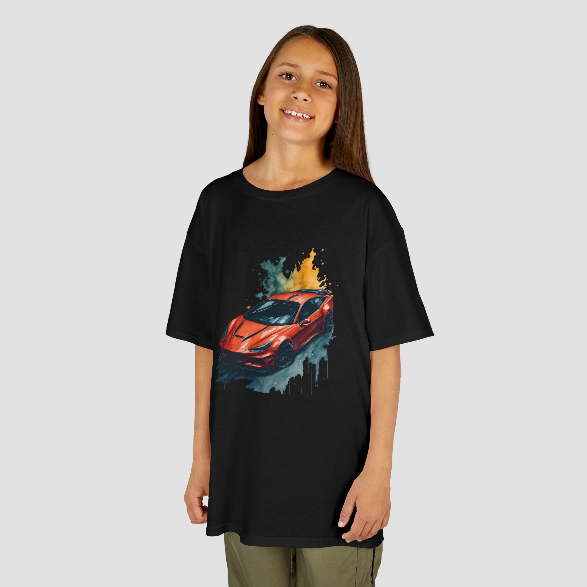 Racing Car Kids Tee, Cool Casual Tee for Kids.